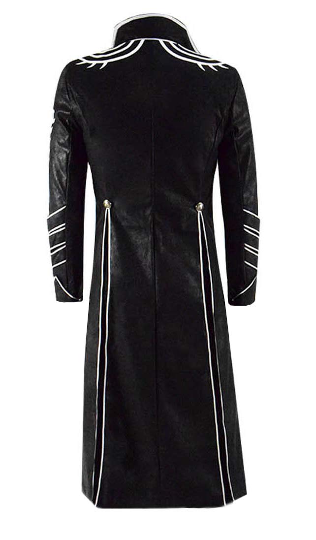 Vergil Cosplay Costume for Men - Full Set DMC Devil May Cry Game Outfit | Halloween, Anime Conventions & Role Playing