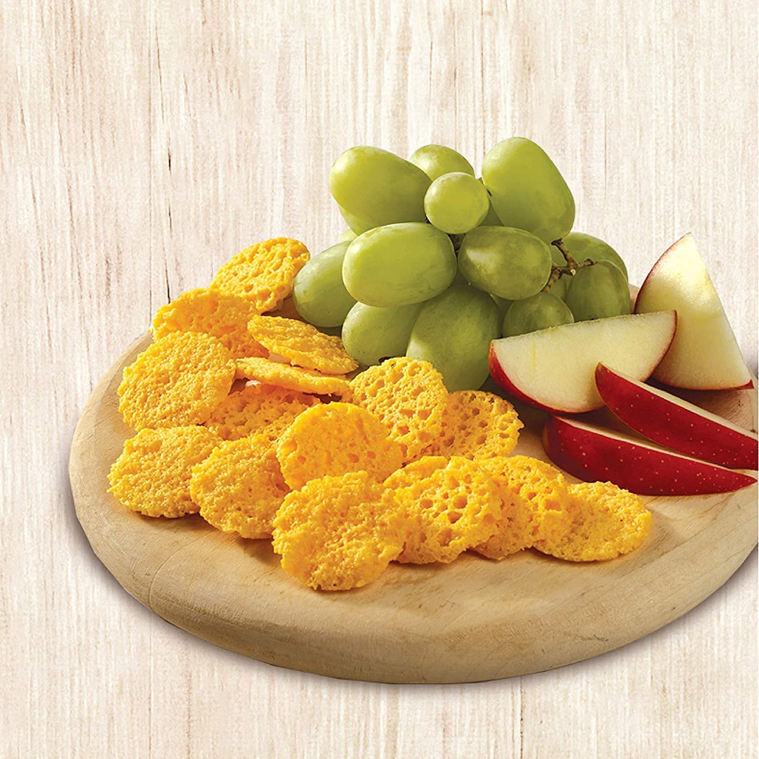 Mrs. Cubbison's Keto Cheese Crisps - Low Carb Cheddar Snacks (Pack of 6) | Crunchy Salad Topper & Keto Diet Friendly | Perfect for Parties, Movie Nights & Healthy Snacking - 1.98oz per Pack