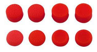 8-Pack Red Performance Controller Joystick Caps - Analog Thumbstick Grips for PS4, PS5, Xbox - Enhanced Grip & Precision for Gaming, FPS, Racing & Sports - Durable Non-Slip Extenders for Long Gaming Sessions
