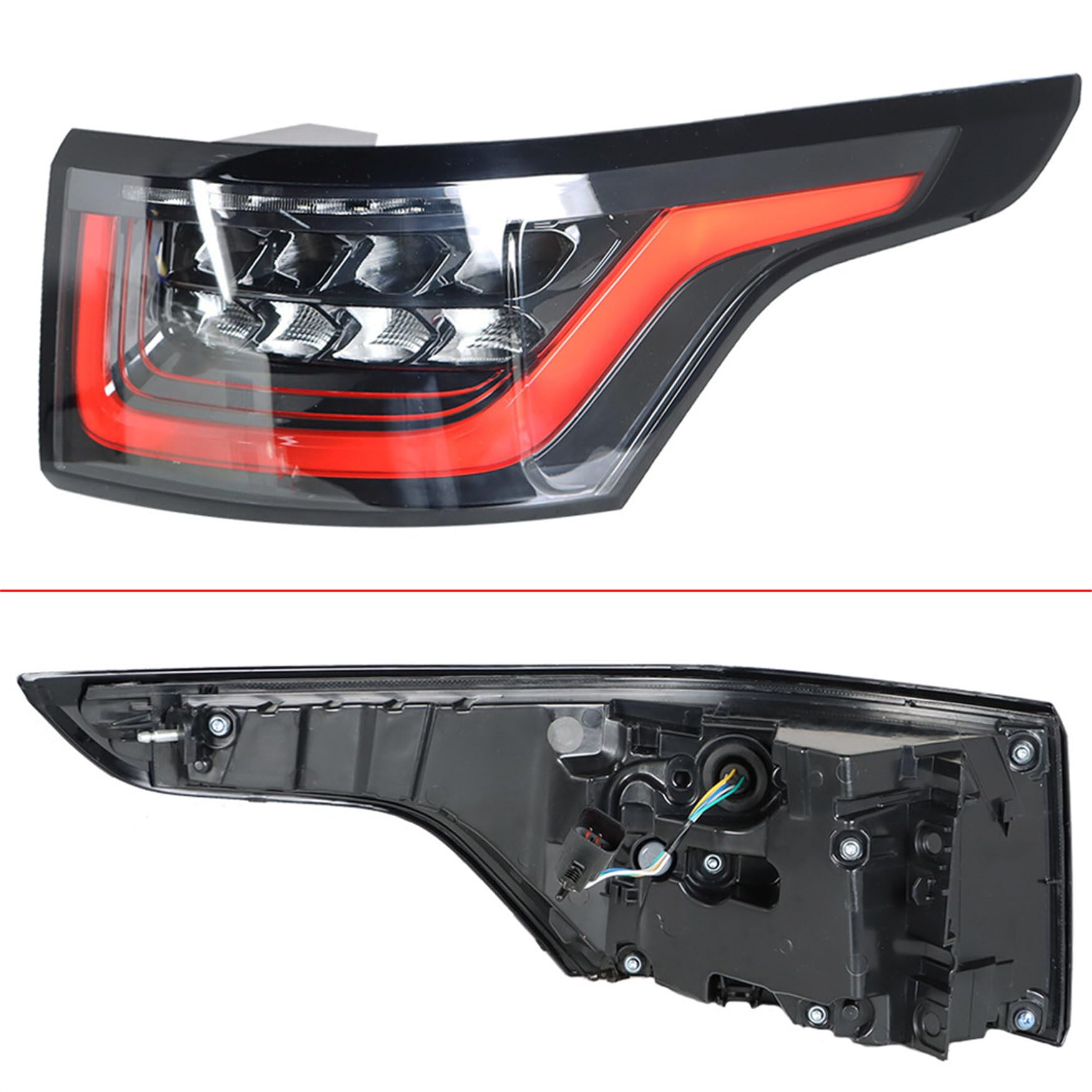2014-2018 Range Rover Sport Tail Lights Assembly - Driver & Passenger Side Replacement (LR043974 LR043976) - Perfect for Night Driving & Enhanced Vehicle Safety