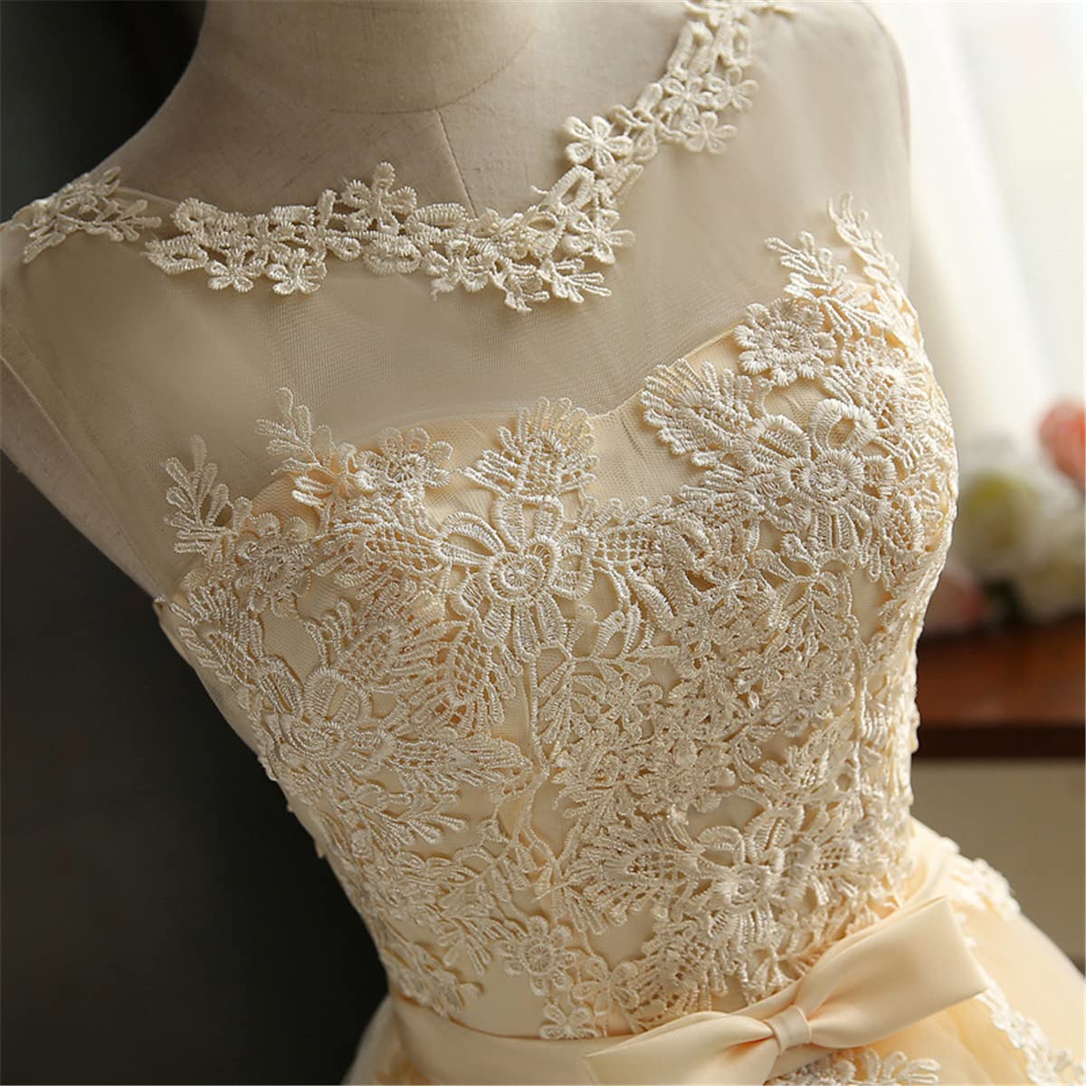 Lace Tulle Prom Dress for Women - Homecoming & Bridesmaid A-Line Gown for Parties