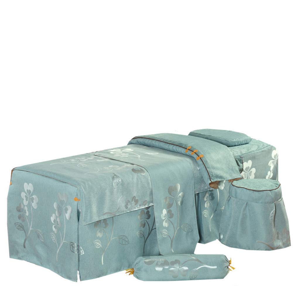 Premium 6-Piece Massage Table Sheet Set with Face Rest Hole - 70x190cm (28x75inch) - Soft Spa Bedspreads for Salon & Massage Therapy - Ideal for Facial, Body Treatments & Relaxation Sessions