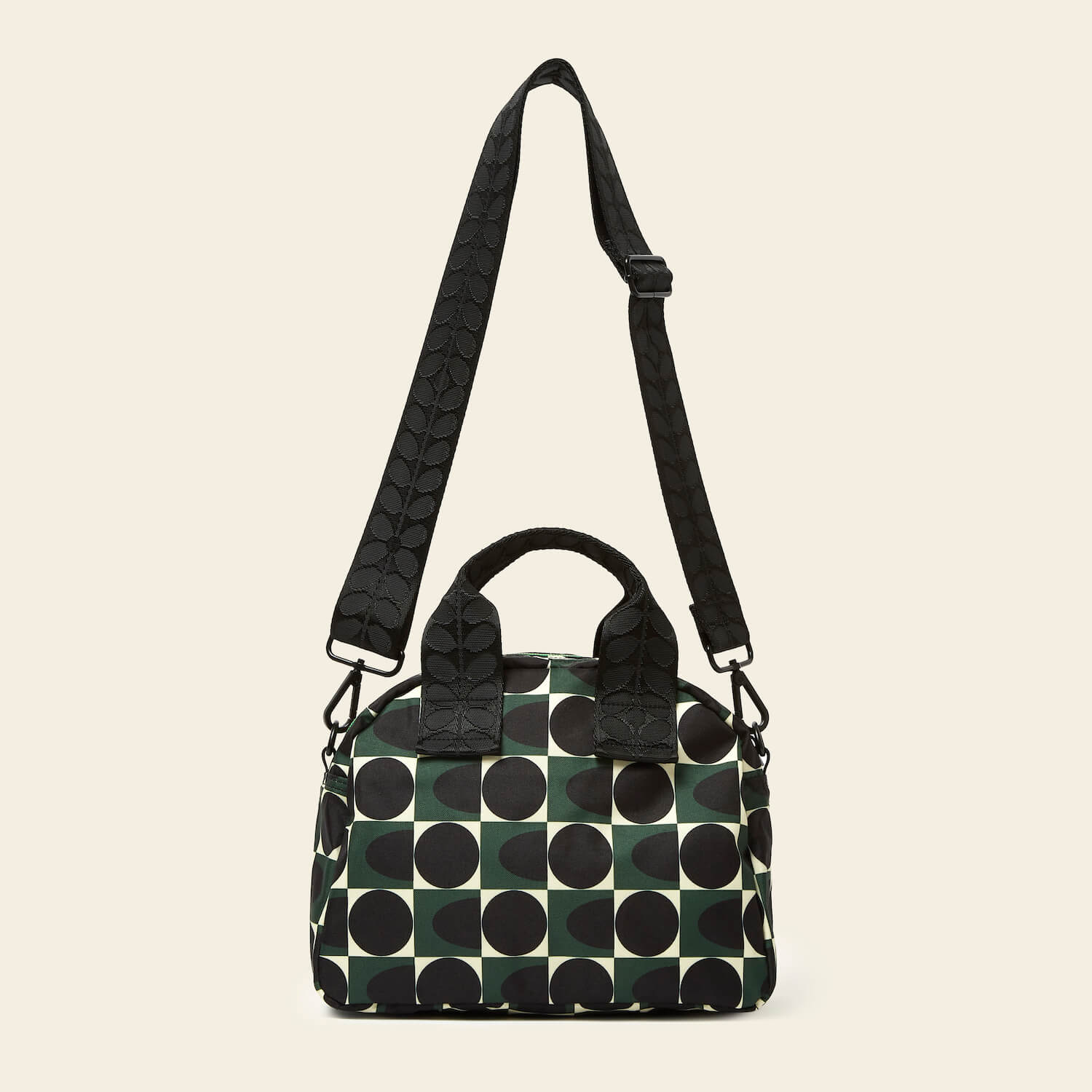 Stylish Radial Handbag - Spot Square Forest Print Crossbody Purse for Women | Fashionable Everyday Use, Work, and Travel Accessory