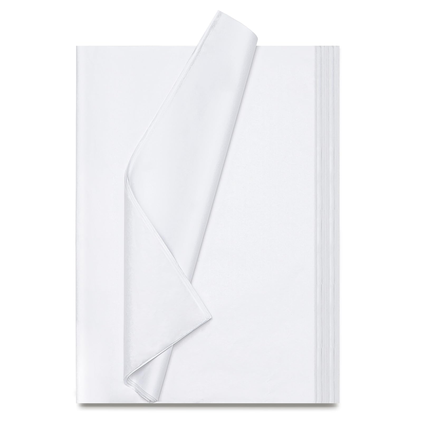 Premium White Tissue Paper for Gift Wrapping - 115 Sheets 14