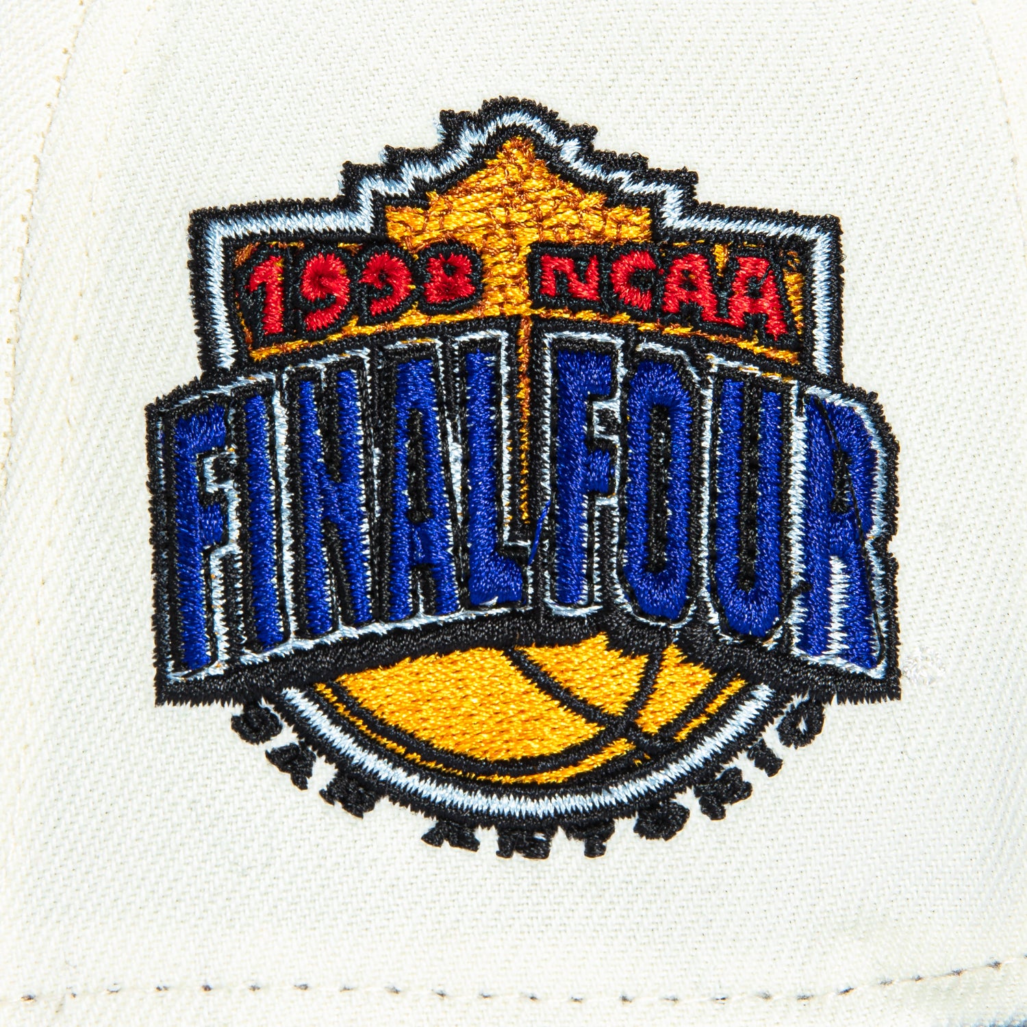 New Era 59Fifty Kentucky Wildcats 1998 Final Four Patch Snapback Hat - White & Royal Blue - NCAA Basketball Fan Gear for Games & Collectibles