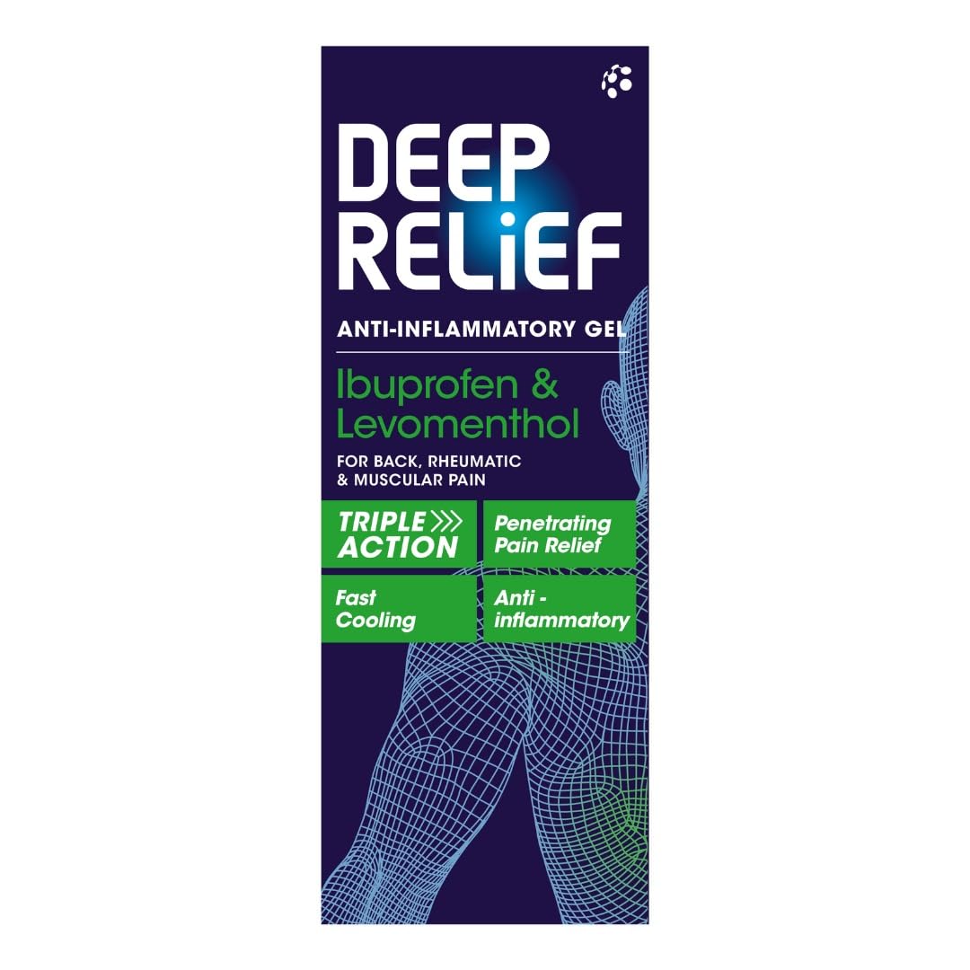 Deep Relief Pain Relief Cream 30g - Fast-Acting Muscle & Joint Pain Relief for Athletes & Active Lifestyles