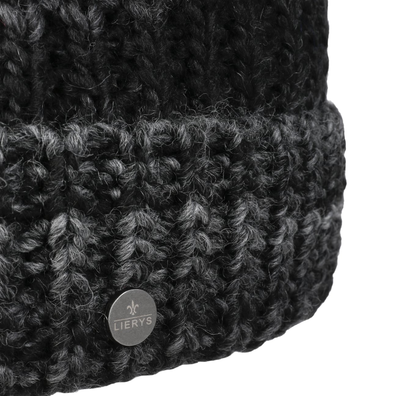 Lierys Finja Bobble Hat - Warm Winter Knit Beanie for Women & Men - Cozy Cable Knit Pom Pom Hat for Cold Weather - Perfect for Skiing, Snowboarding & Outdoor Activities