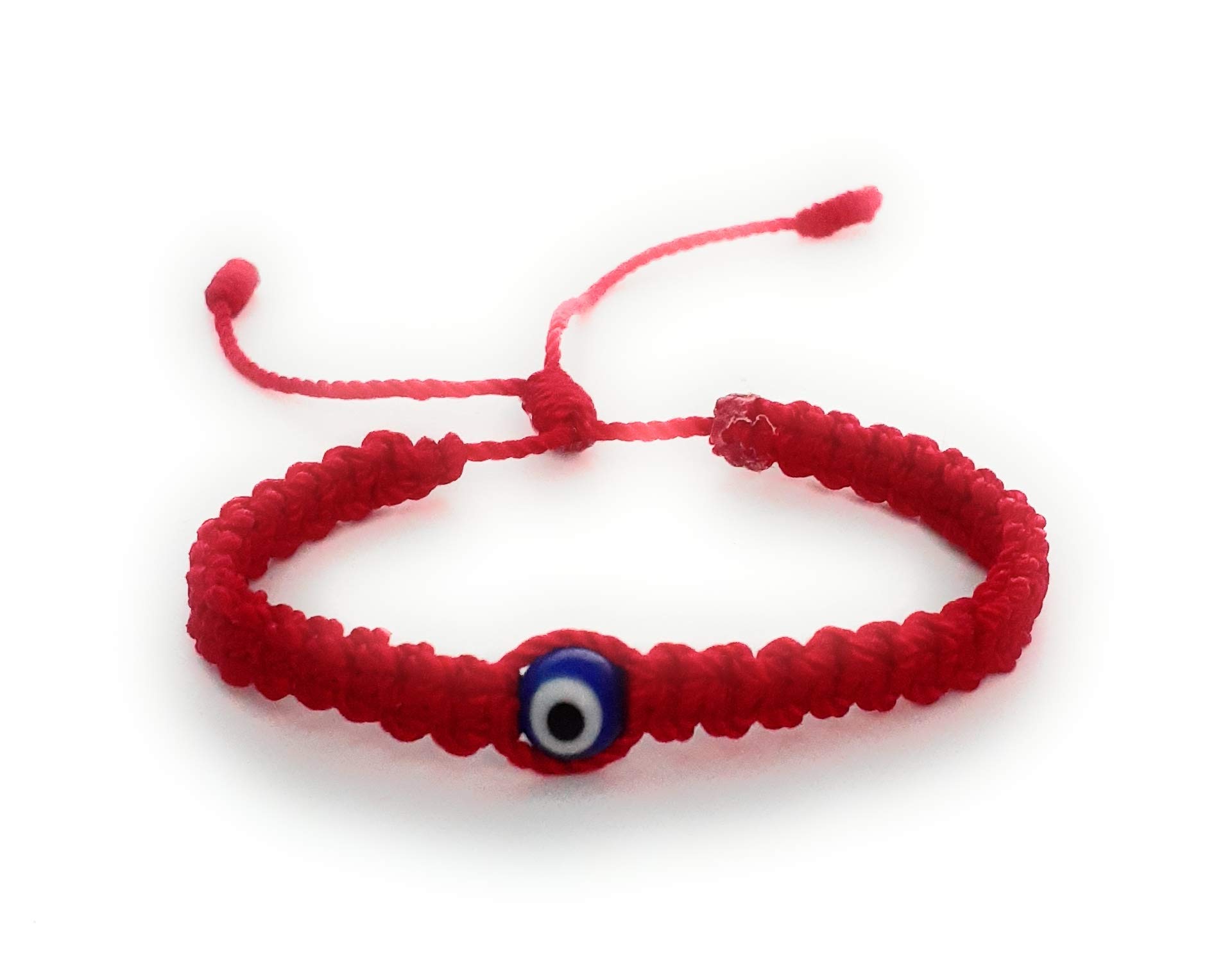 Evil Eye Protection Bracelet - Nazar Kabbalah Red String Bracelet with Blue Evil Eye Charm for Good Luck & Positive Energy | Spiritual Jewelry for Women, Gift for Friends, Meditation & Daily Wear