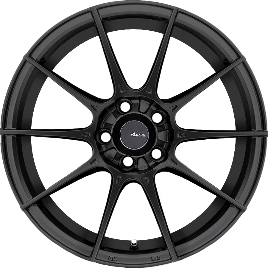 Advanti Storm S1 Matte Black 17x8 +30 Offset 5x120mm 74.1mm Hub Wheels - Perfect for BMW, Mercedes & Aftermarket Upgrades