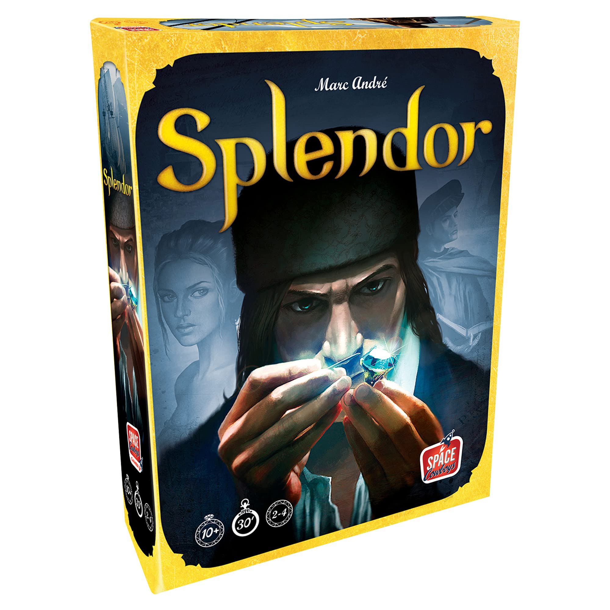 Splendor Board Game - Strategy Game for Adults & Family Ages 10+, 2-4 Players, 30 Min Playtime - Perfect for Game Nights, Family Gatherings & Party Entertainment