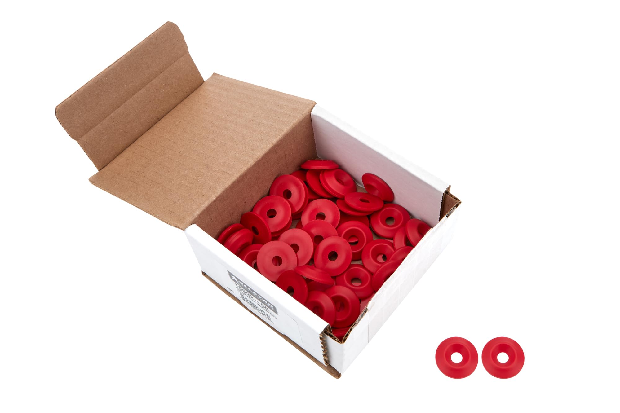 Allstar Performance Countersunk Washer - Red (50 Pack) - Perfect for Automotive, Motorcycle & Industrial Fastening Applications