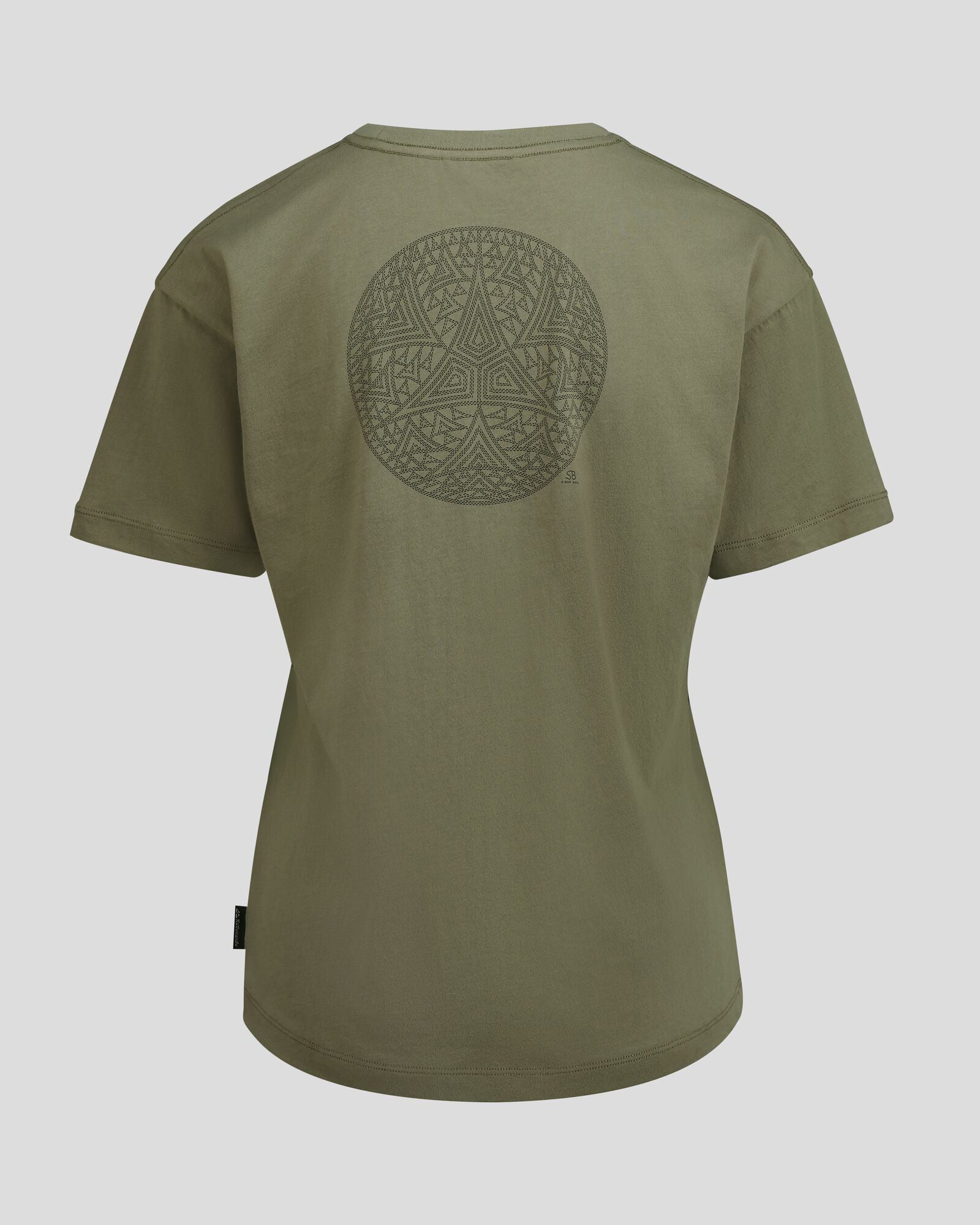 Organic Cotton Women's T-Shirt by Simon Beck | Soft & Comfortable Beech Color Tee for Casual Wear & Everyday Outfits