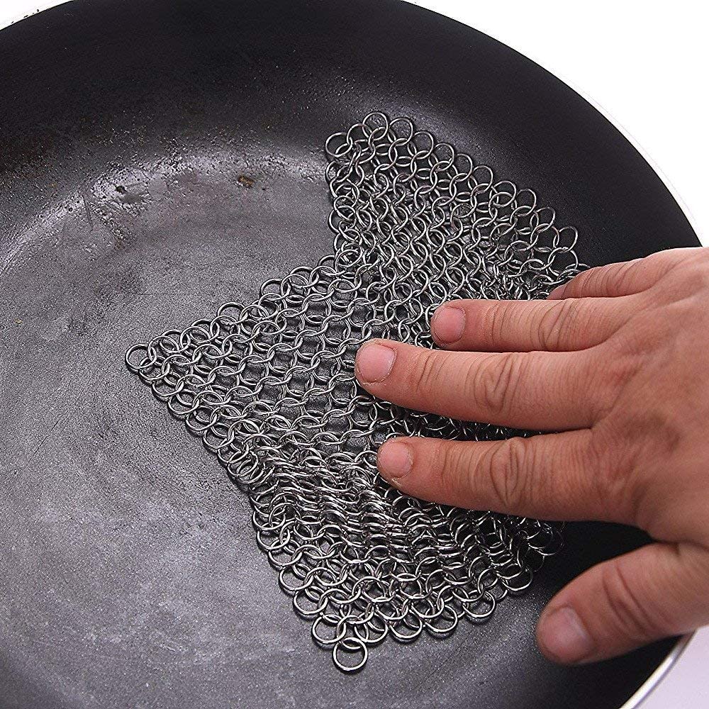 316L Stainless Steel Chainmail Scrubber 8