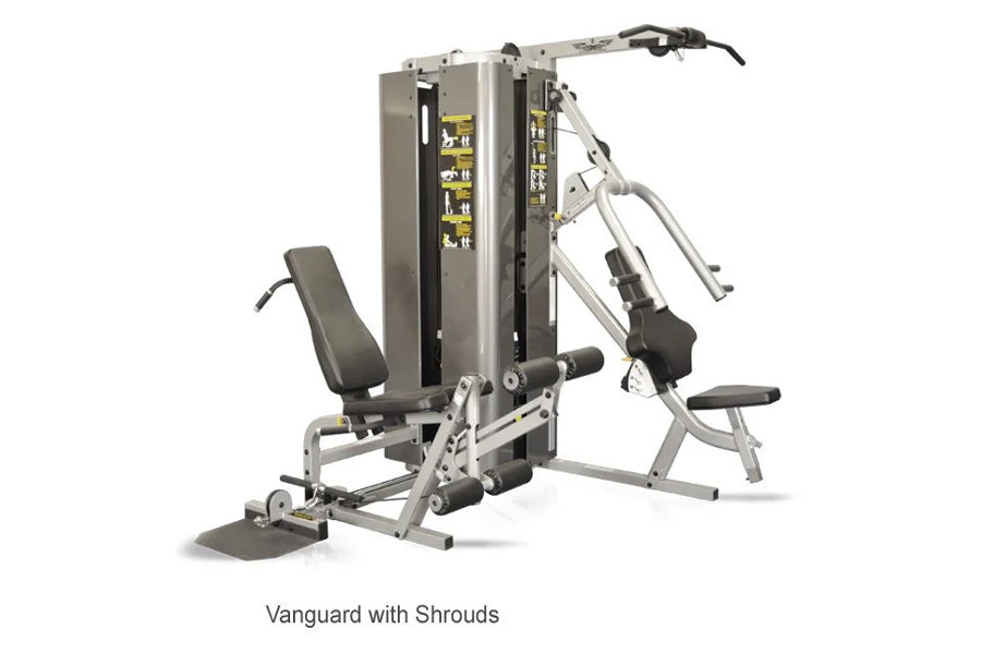 Inflight Vanguard 2 Stack Multi Gym - Professional Strength Training Equipment for Home & Commercial Use | Perfect for Full-Body Workouts, Weight Lifting & Fitness Training