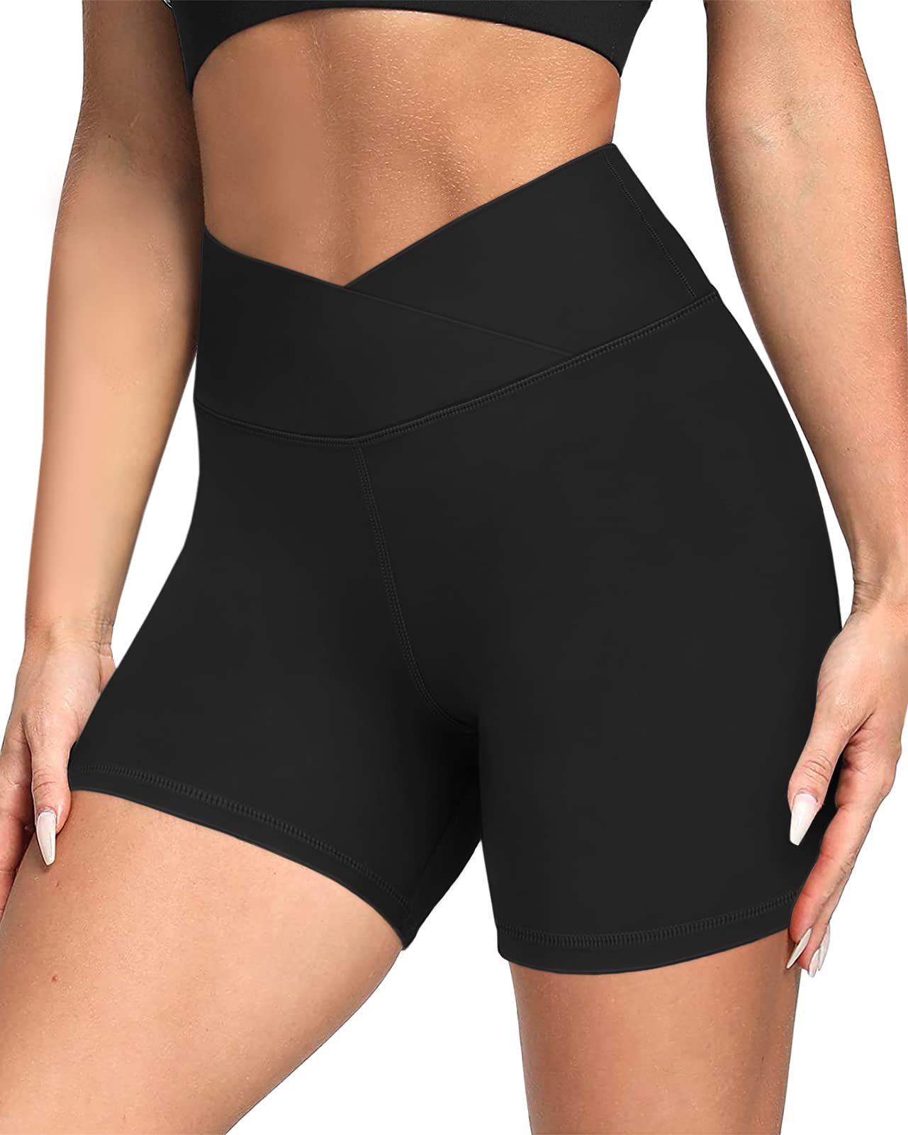 High Waist Butt Lift Biker Shorts for Women - Tummy Control Yoga Running Workout Shorts | Gym, Cycling & Lounge Wear
