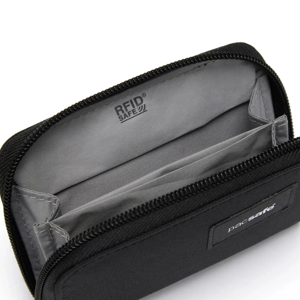 Pacsafe RFIDsafe™ RFID Blocking Card Wallet - Secure Credit Card Holder for Travel & Daily Use - Protect Against Digital Theft & Identity Fraud