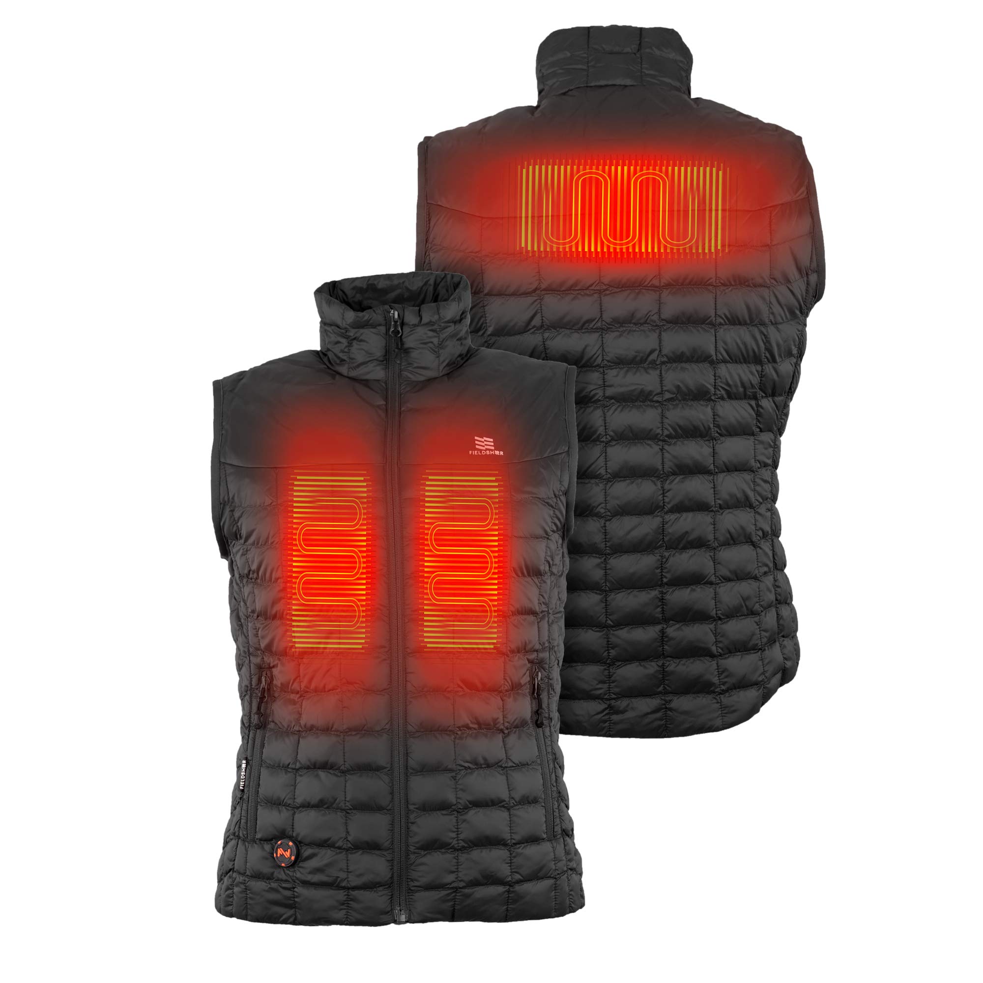 Fieldsheer Backcountry Women's Electric Heated Vest with Rechargeable Battery - Winter Warmth for Outdoor Activities, Skiing, Hiking & Camping