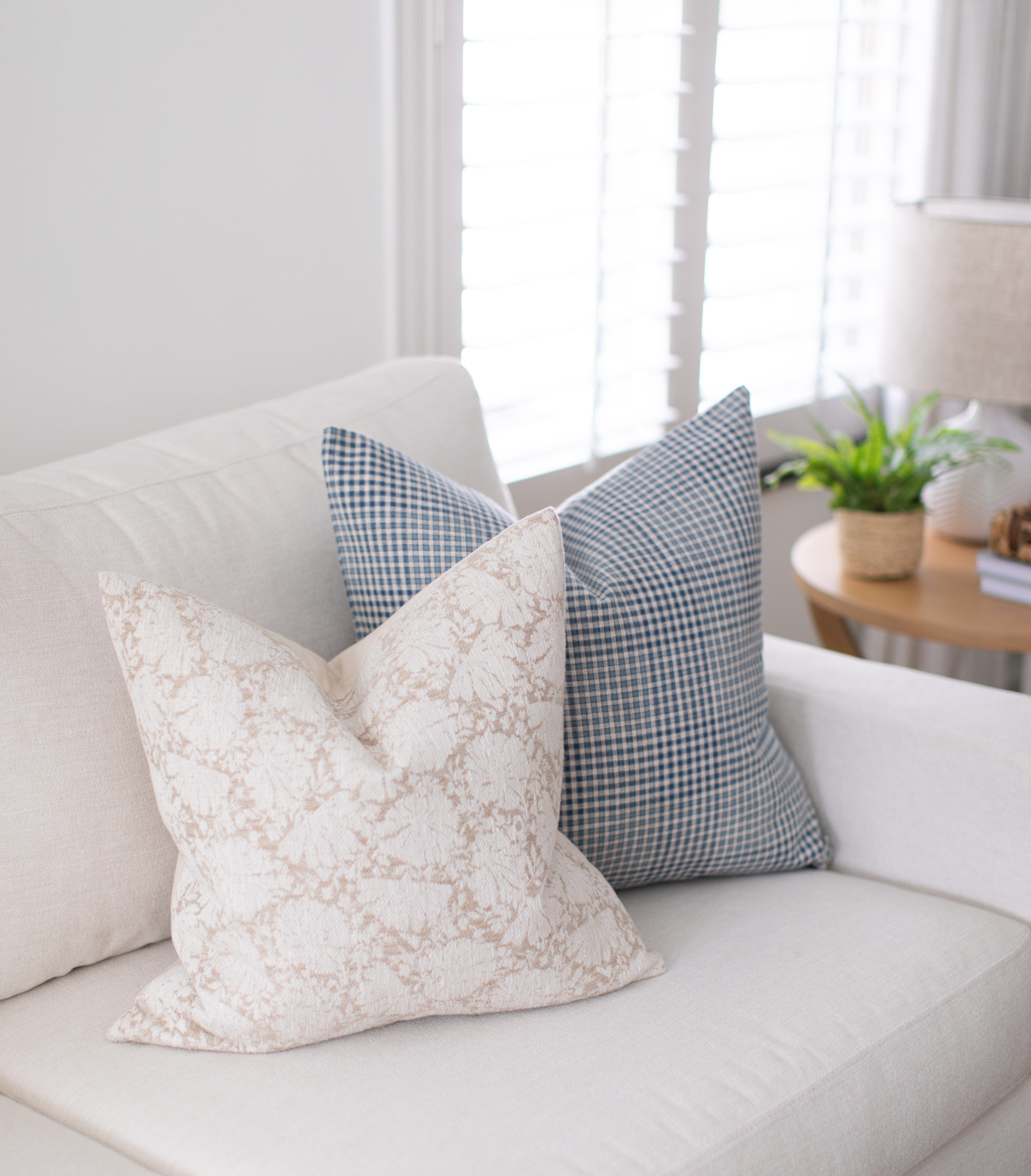 Soft Sandy Sofa Pillow Set of 5 - Comfortable Decorative Throw Pillows for Living Room, Bedroom & Couch | Home Decor Essentials