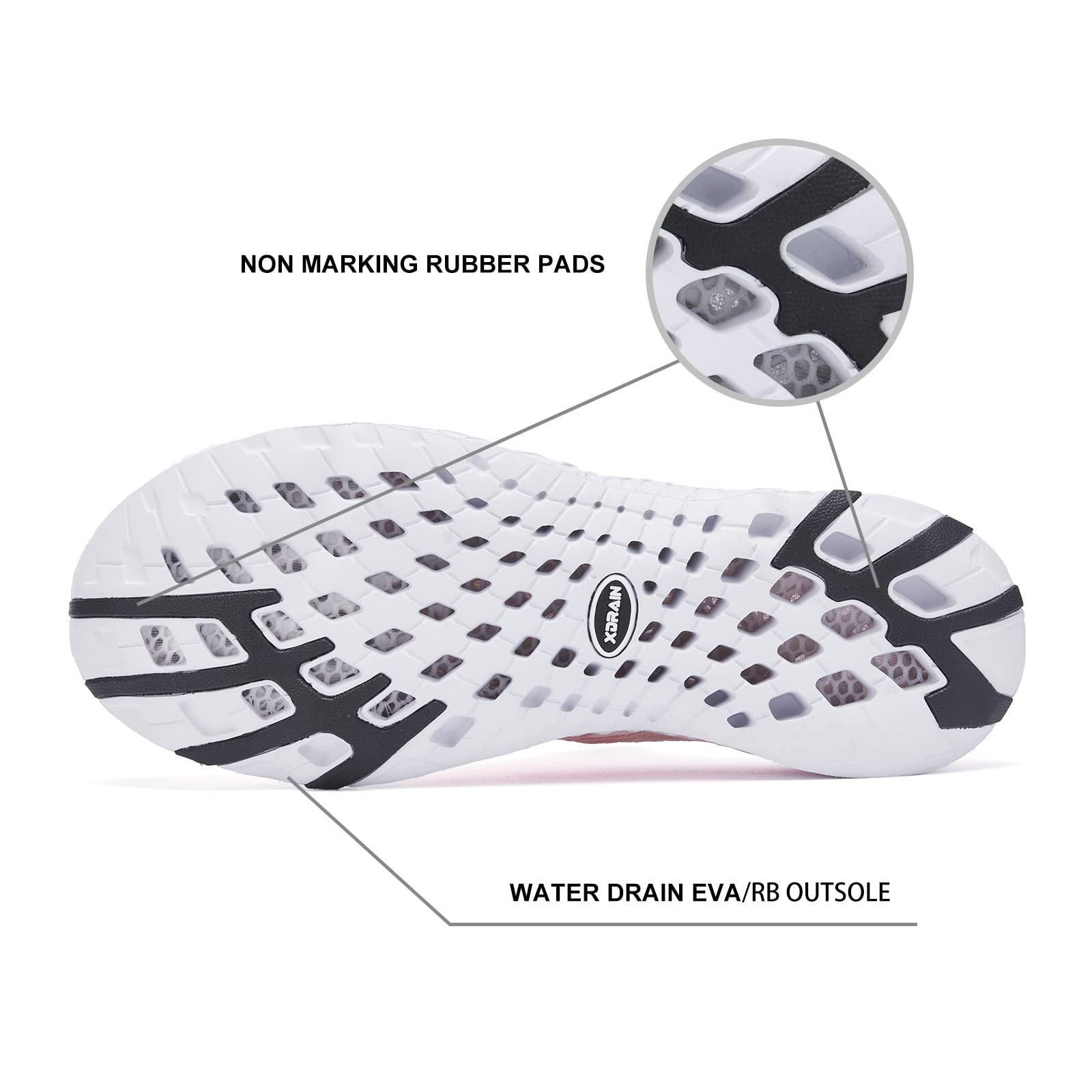 Aleader Women's Quick-Dry Mesh Slip-On Water Shoes for Beach, Pool, Yoga & Travel | Lightweight & Comfortable Aqua Shoes