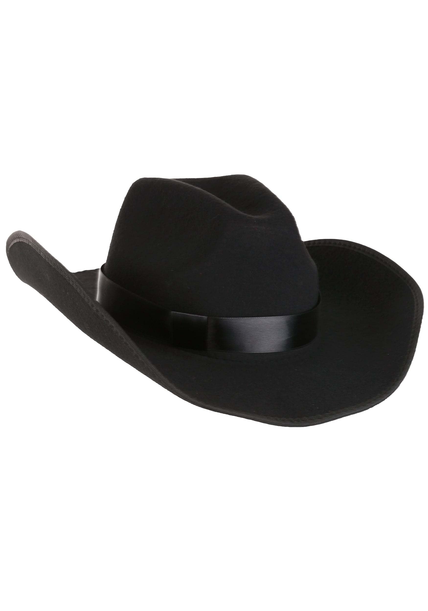 Black Cowboy Hat for Men, Women & Kids - Western Rodeo Costume Accessory for Halloween, Cosplay, Themed Parties & Wild West Events