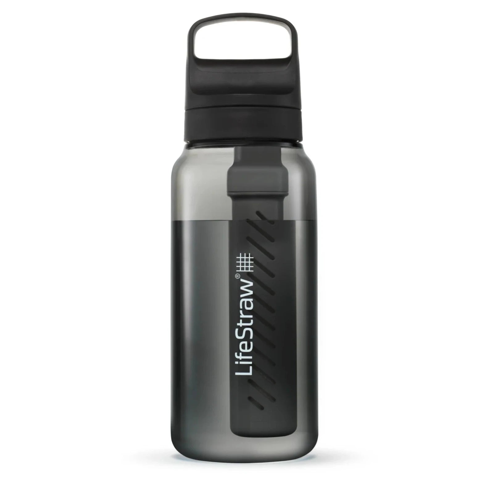 LifeStraw Go 2.0 Water Filter Bottle - 1 Liter BPA-Free Portable Water Purifier for Hiking, Camping & Travel - Removes 99.9% of Bacteria & Parasites