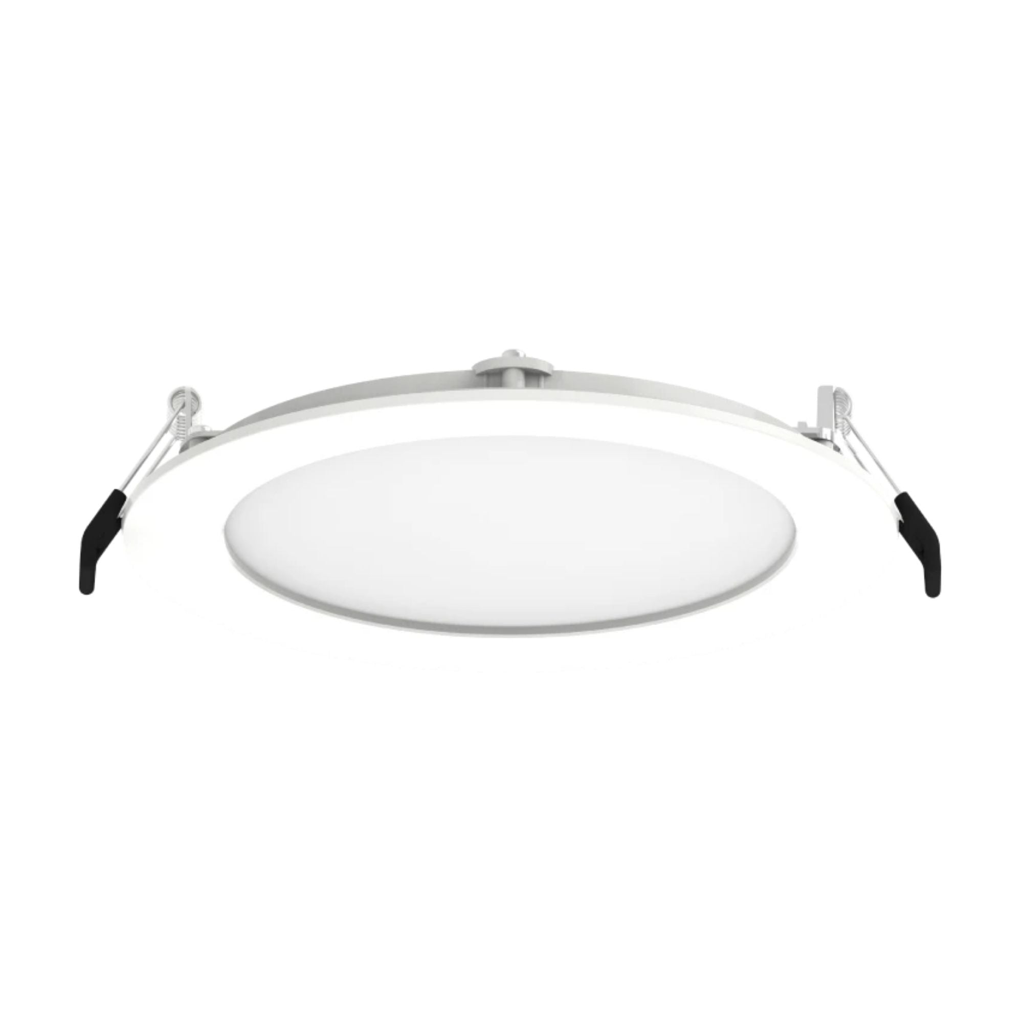 6 Inch Wafer LED Downlight - 1100 Lumens, 5 CCT Adjustable (2700K-6500K), White Baffle Trim - Perfect for Bedroom, Kitchen, Living Room & Office Recessed Lighting