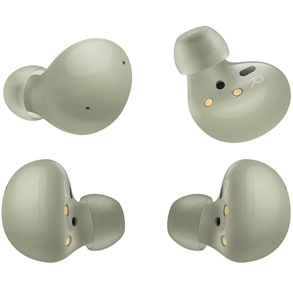 SAMSUNG Galaxy Buds2 Pro True Wireless Bluetooth Earbuds with Active Noise Cancelling, Ambient Sound, Lightweight Comfort Fit & Touch Control - International Version (Renewed, Olive Green) | Perfect for Gym, Travel & Work from Home
