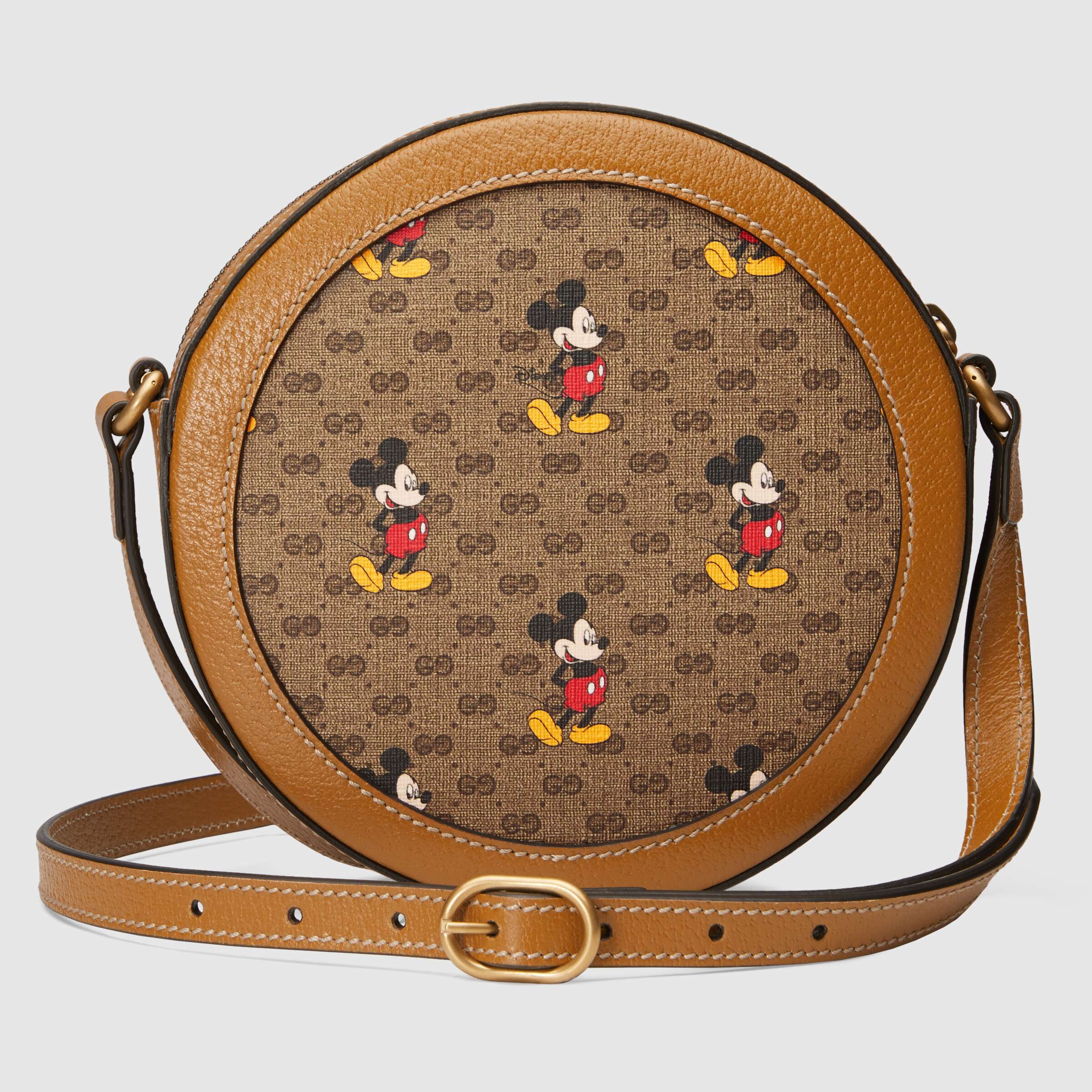 Gucci Disney x Gucci Around Shoulder Bag for Women - Luxury Crossbody Bag with Mickey Mouse Print - Perfect for Travel, Shopping & Everyday Use