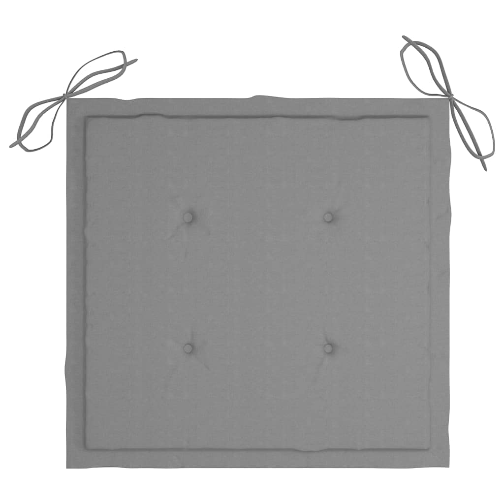 6-Piece Gray Outdoor Chair Cushions Set - 15.7