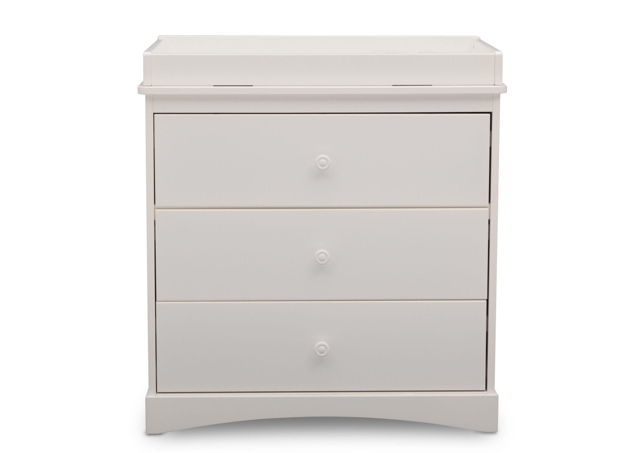 Sutton 3-Drawer Baby Dresser with Changing Table Top - Nursery Storage Solution for Diapers, Clothes & Essentials
