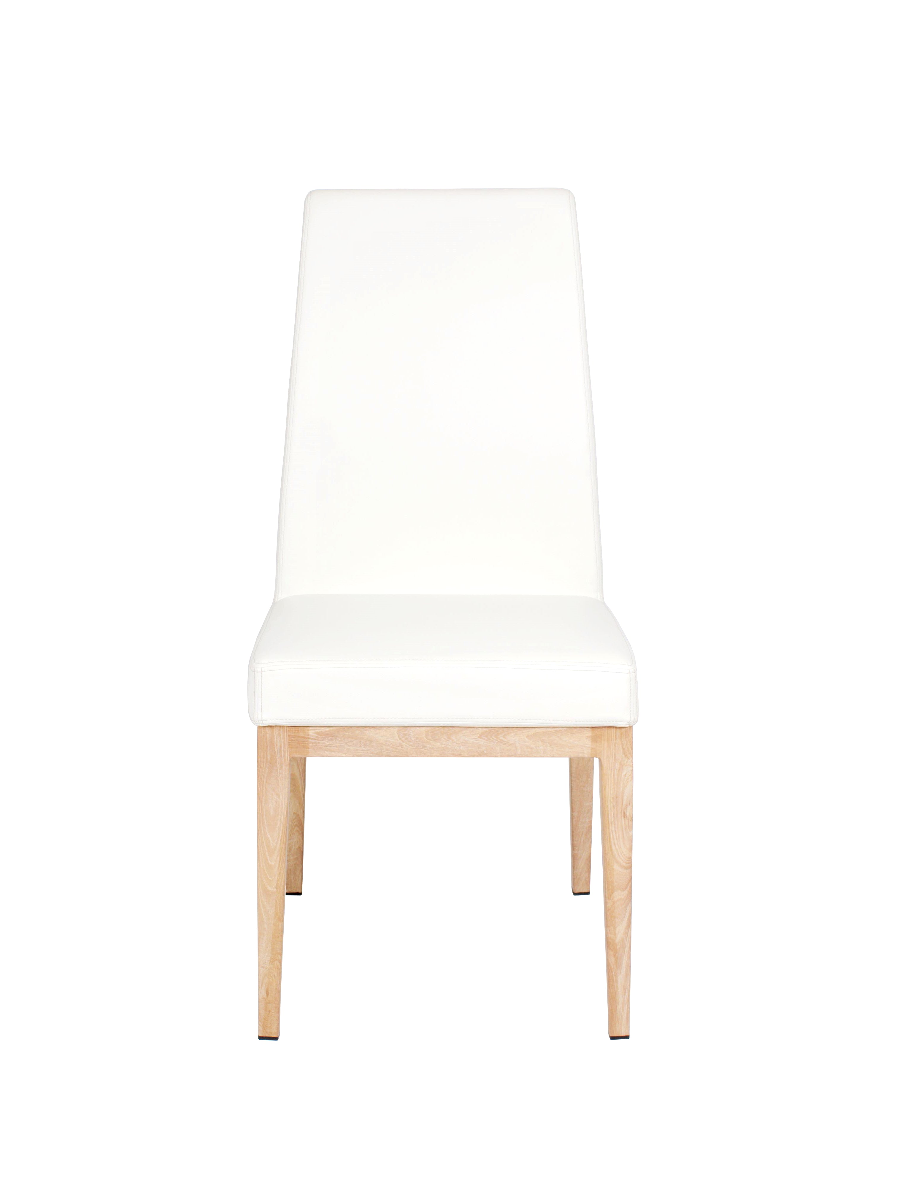 Erika Chair in White - Modern Accent Seating for Living Room, Bedroom & Office - Comfortable & Stylish Home Decor