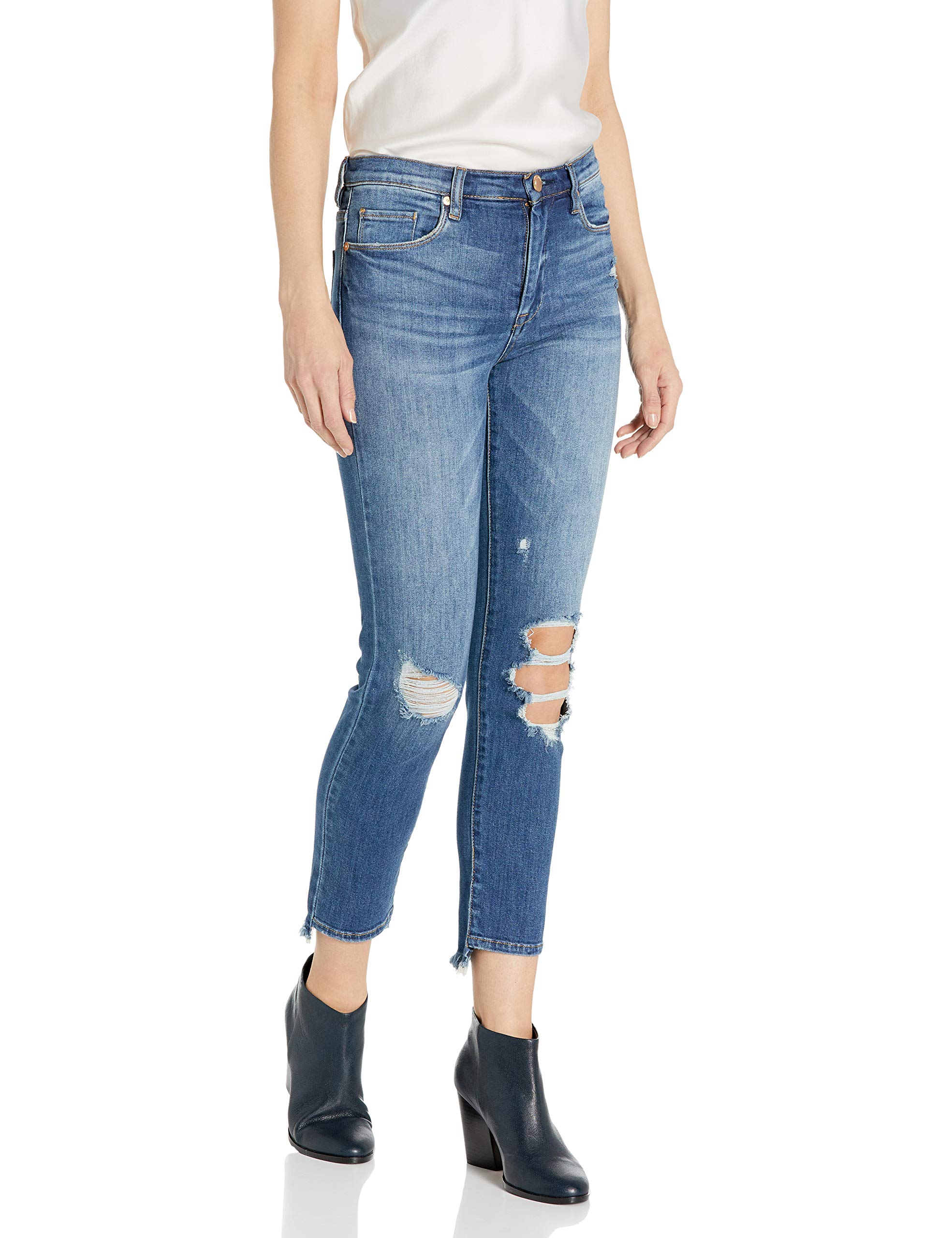 BLANKNYC Women's Luxury Cropped Jeans - High Waist Stylish Denim Pants for Casual Outfits | Perfect for Date Night, Brunch & Weekend Wear