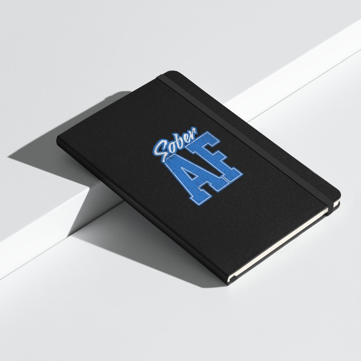 Sober AF Inspirational Journal - Motivational Recovery Notebook for Sobriety & Addiction Recovery - Perfect for AA Meetings, Therapy & Self-Reflection