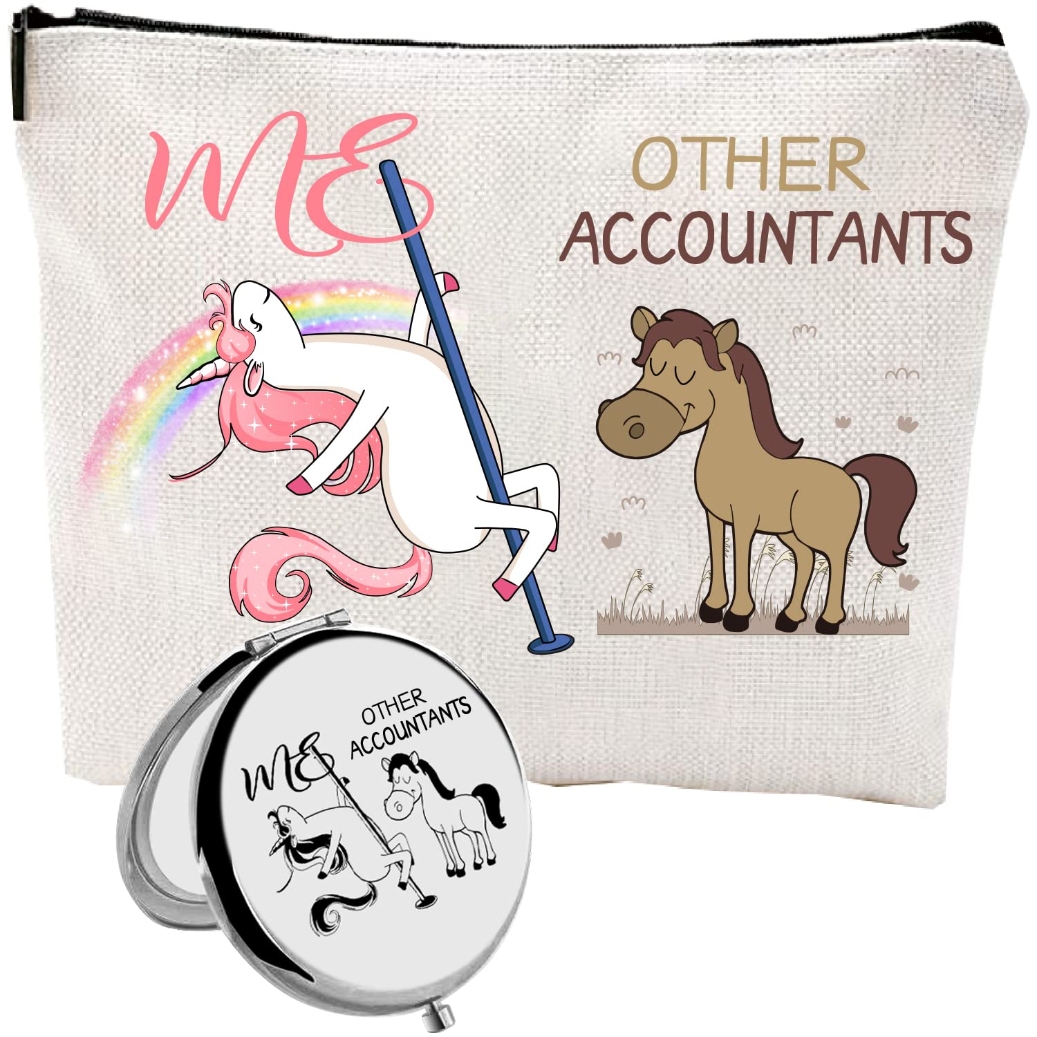 Accountant Makeup Bag - Christmas Gifts for Accountants | Travel & Cosmetic Organizer