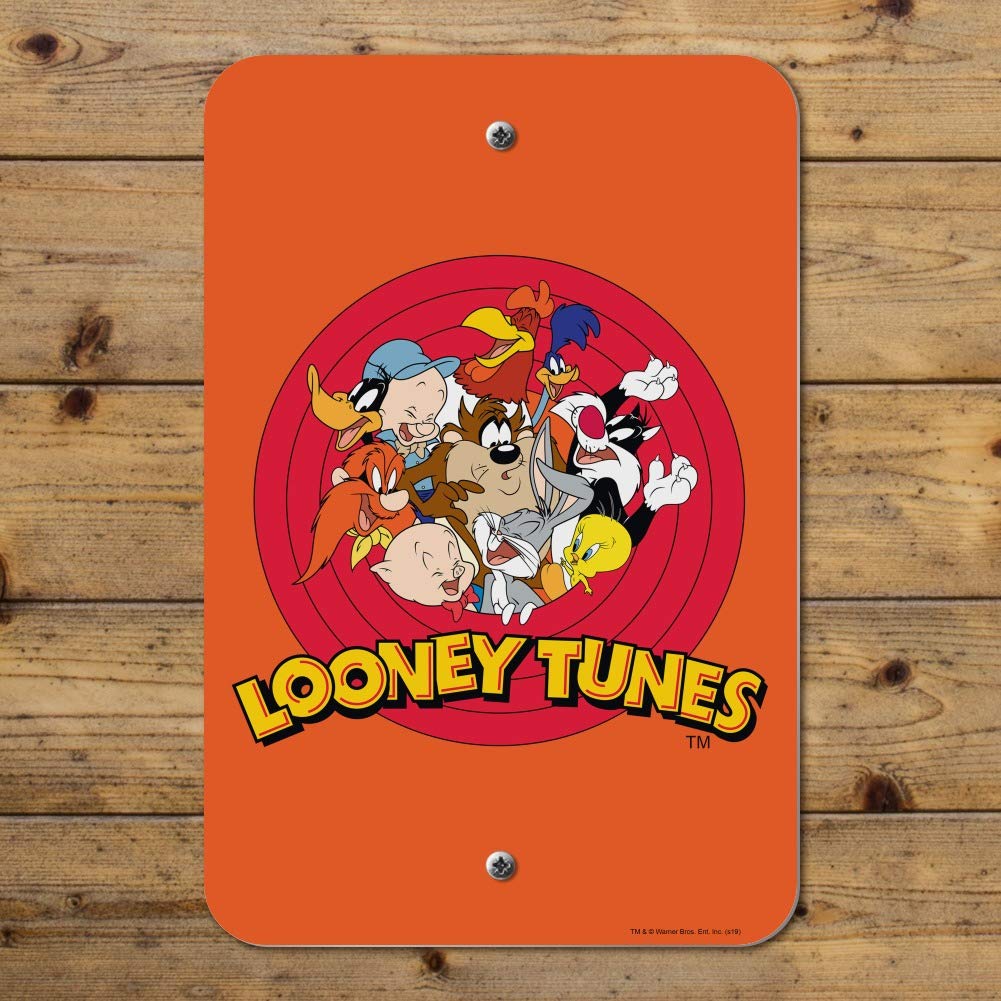 Looney Tunes Themed Office Sign - Funny Cartoon Wall Decor for Home & Business - Perfect for Workplaces, Game Rooms & Fan Collections
