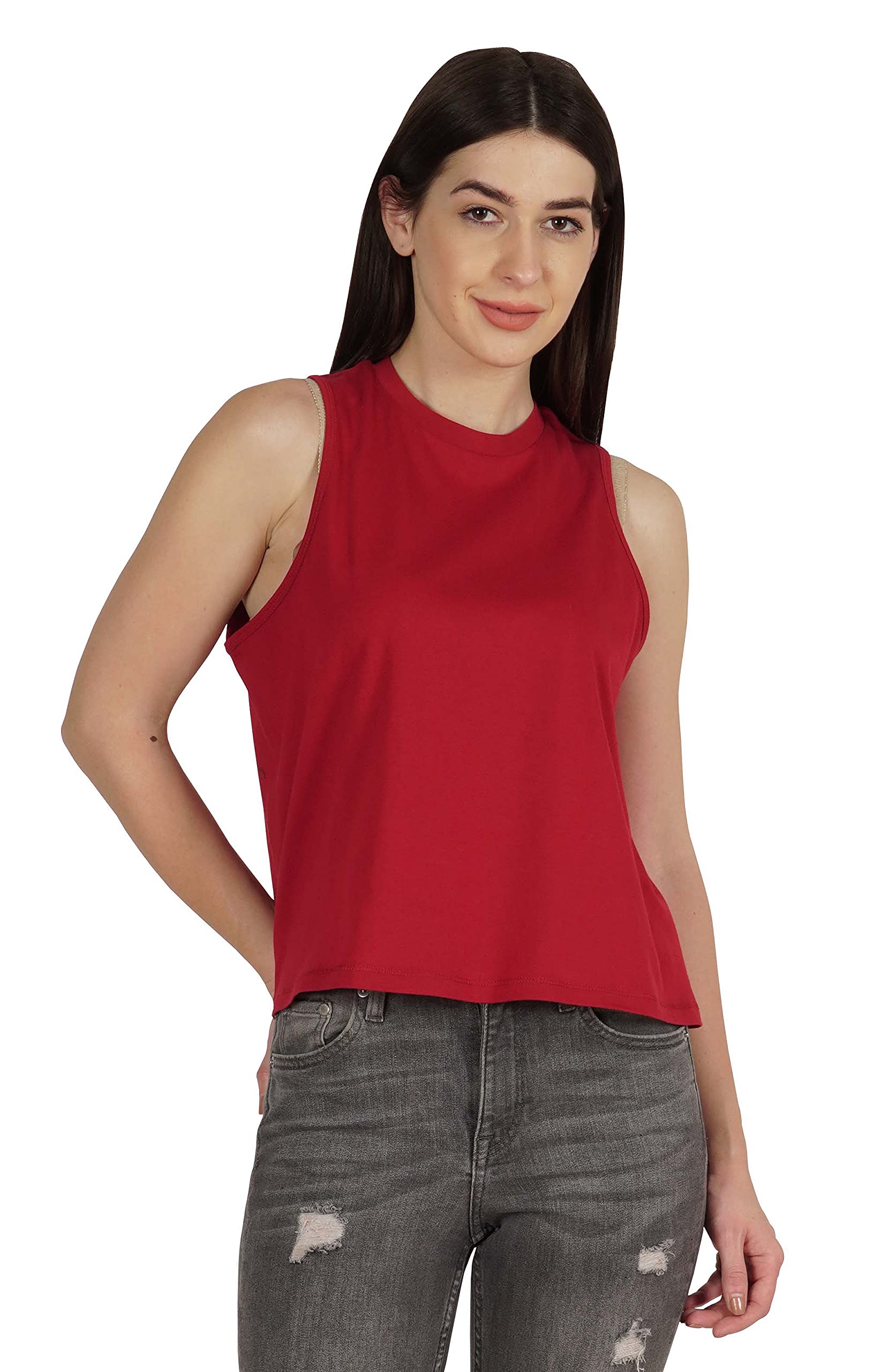 Inkmeso Women's Workout Crop Tops - Flowy Yoga Tank Tops for Gym, Running & Summer Outfits | Breathable Athletic Shirts for Fitness & Casual Wear