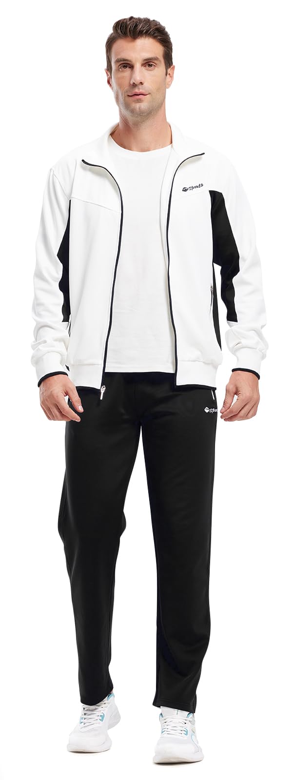 Rdruko Men's 2-Piece Tracksuit Set - Athletic Jogging Gym Activewear Sweatsuit for Running & Workout | Perfect for Gym, Training & Casual Wear