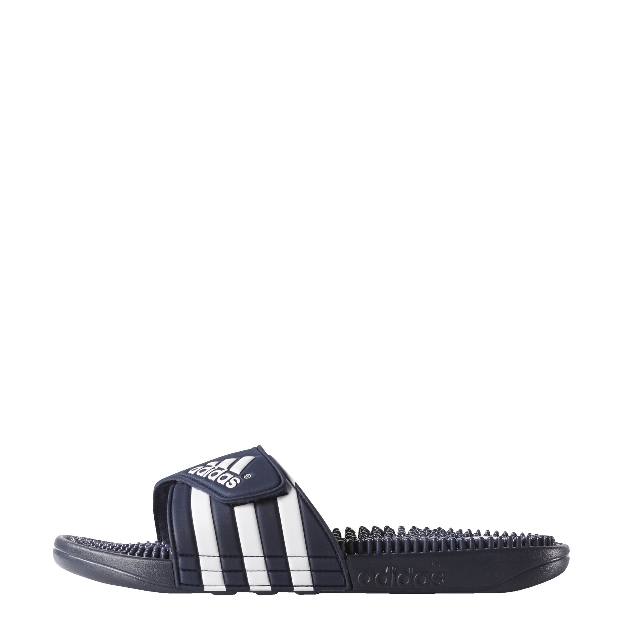 Adidas Men's Adissage Slides - Comfortable Swimming & Training Sandals for Pool, Beach & Gym - US Size 7 - Blue/White - Perfect for Water Sports, Casual Wear & Post-Workout Relaxation
