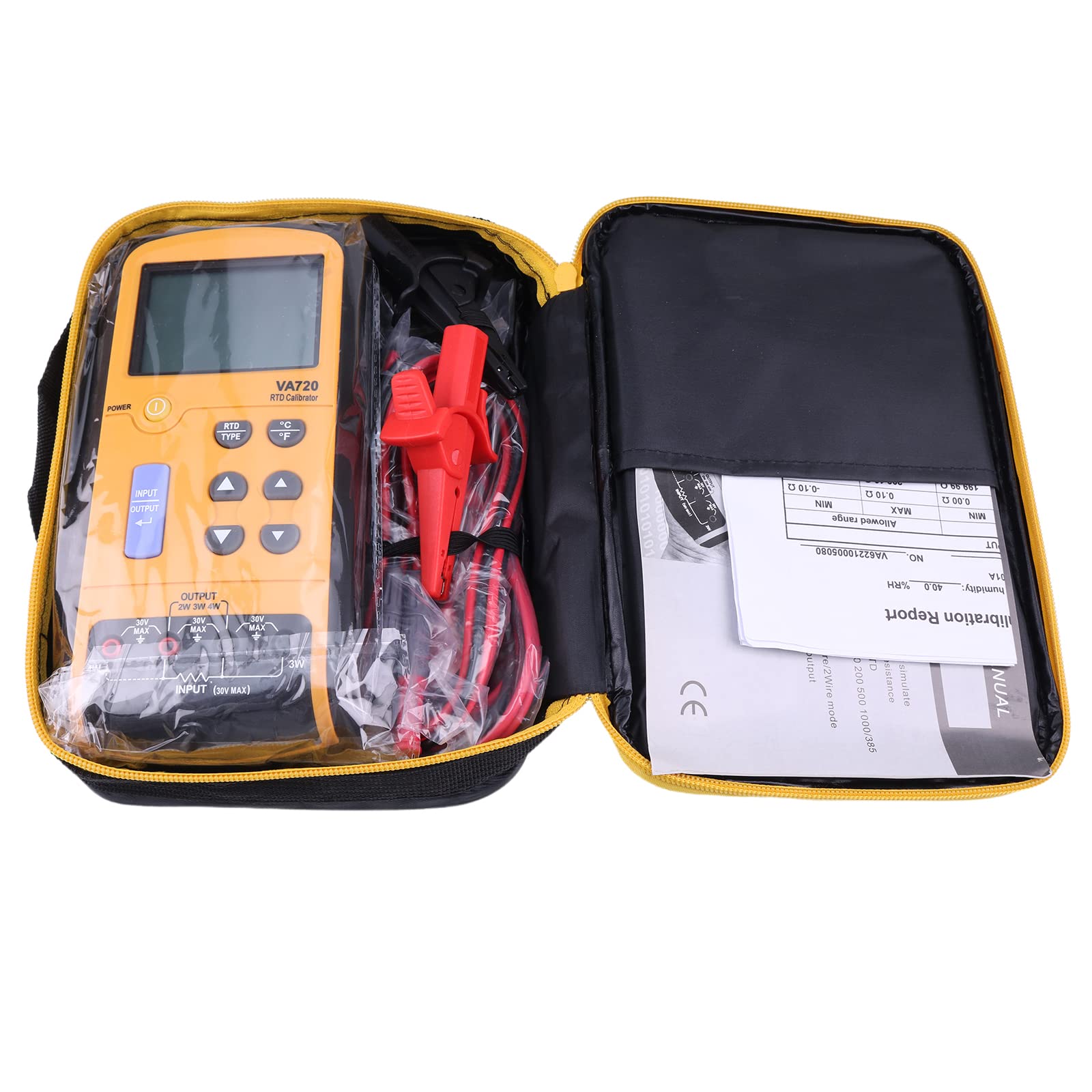 VA720 Multifunction Process Calibrator - RTD, TC, mV, mA & Frequency Calibration Tool for Industrial Equipment Testing & Maintenance