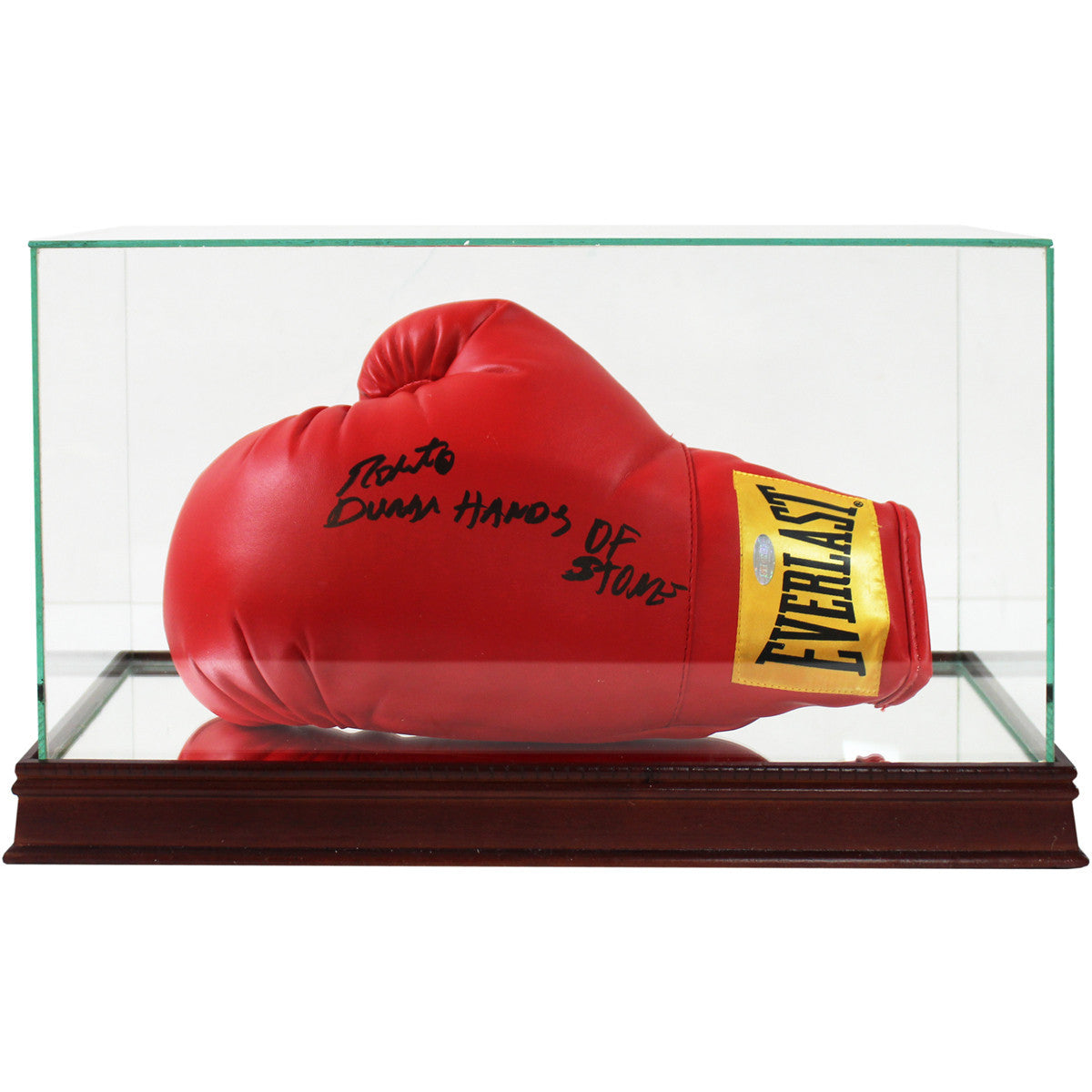 Premium Glass Display Case for Boxing Gloves and Cleats - Showcase Your Sports Memorabilia in Style - Perfect for Home, Gym, or Trophy Room Decor