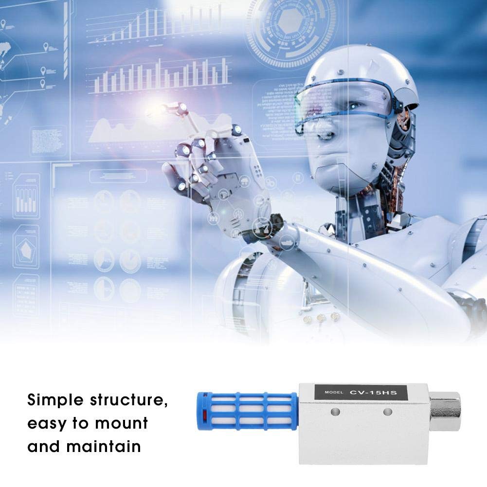 Oumefar CV-15HS No-Leak Vacuum Generator & Ejector - High Airtightness for Electronics, Industrial Machinery & Mechanical Drive Systems - Perfect for Automation, CNC Machines & Vacuum Fixturing