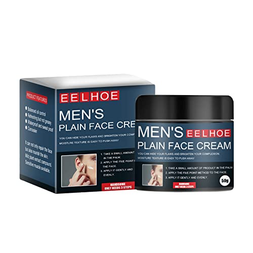 Men's Makeup Cream - Refreshing Concealer for Acne & Dark Spots, Brightening Moisturizer with Softening Effect (One Size) - Perfect for Daily Skincare & Covering Blemishes