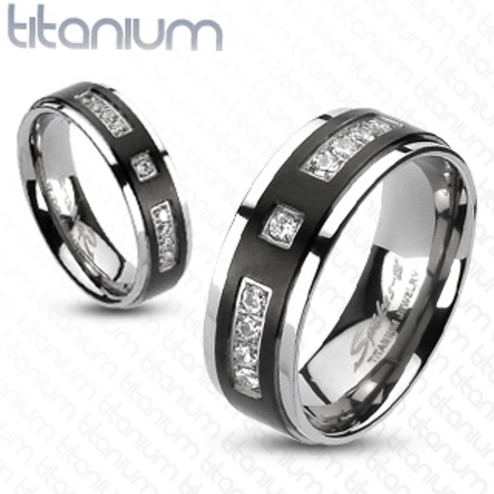 His & Her Wedding Rings - Stainless Steel & Titanium Band Set for Couples | Anniversary Gift