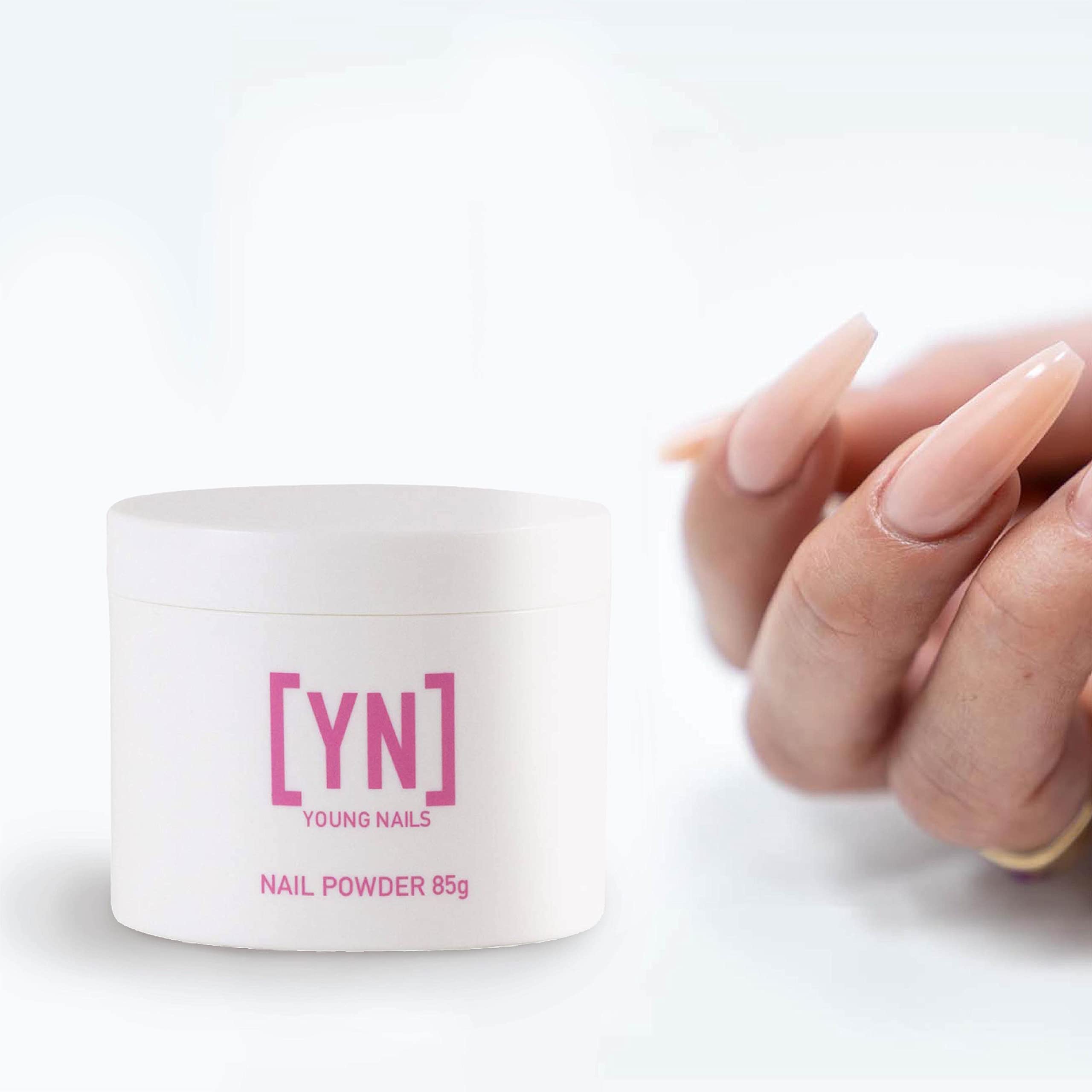 Young Nails False Nail Powder - French Pink (85g) | Professional Acrylic Nail Extension Kit for Salon & DIY Manicure | Perfect for Bridal, Party & Special Occasion Nail Art