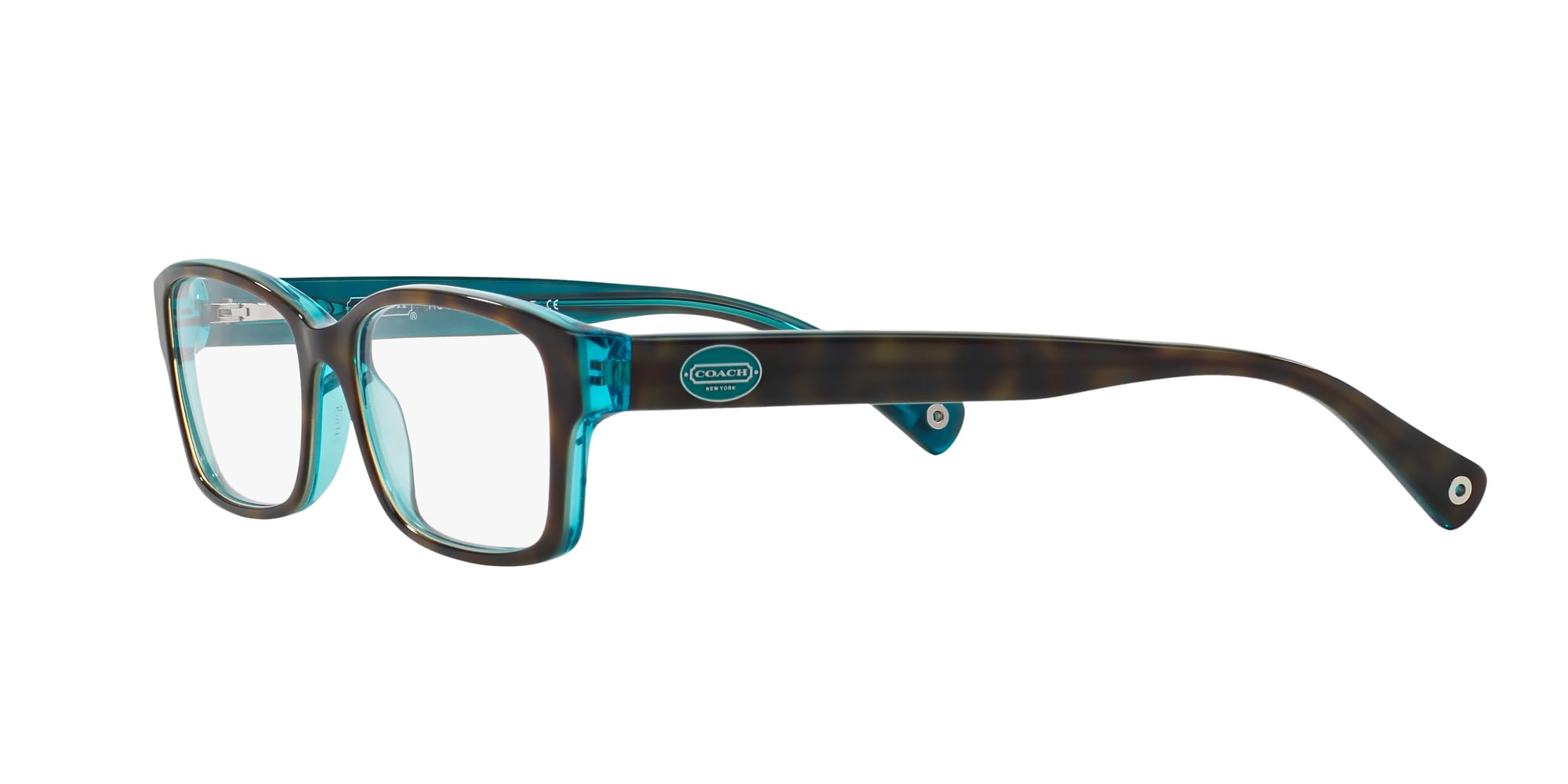 Coach Women's HC6040 Brooklyn Rectangular Prescription Eyeglass Frames - Stylish & Lightweight for Work, Reading & Everyday Wear