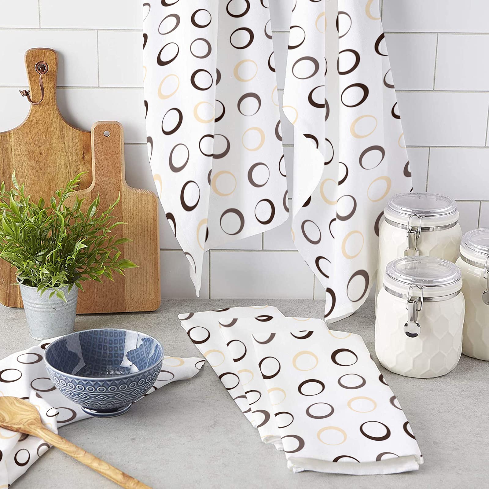 Premium Absorbent Dish Towels Set of 2 - 18