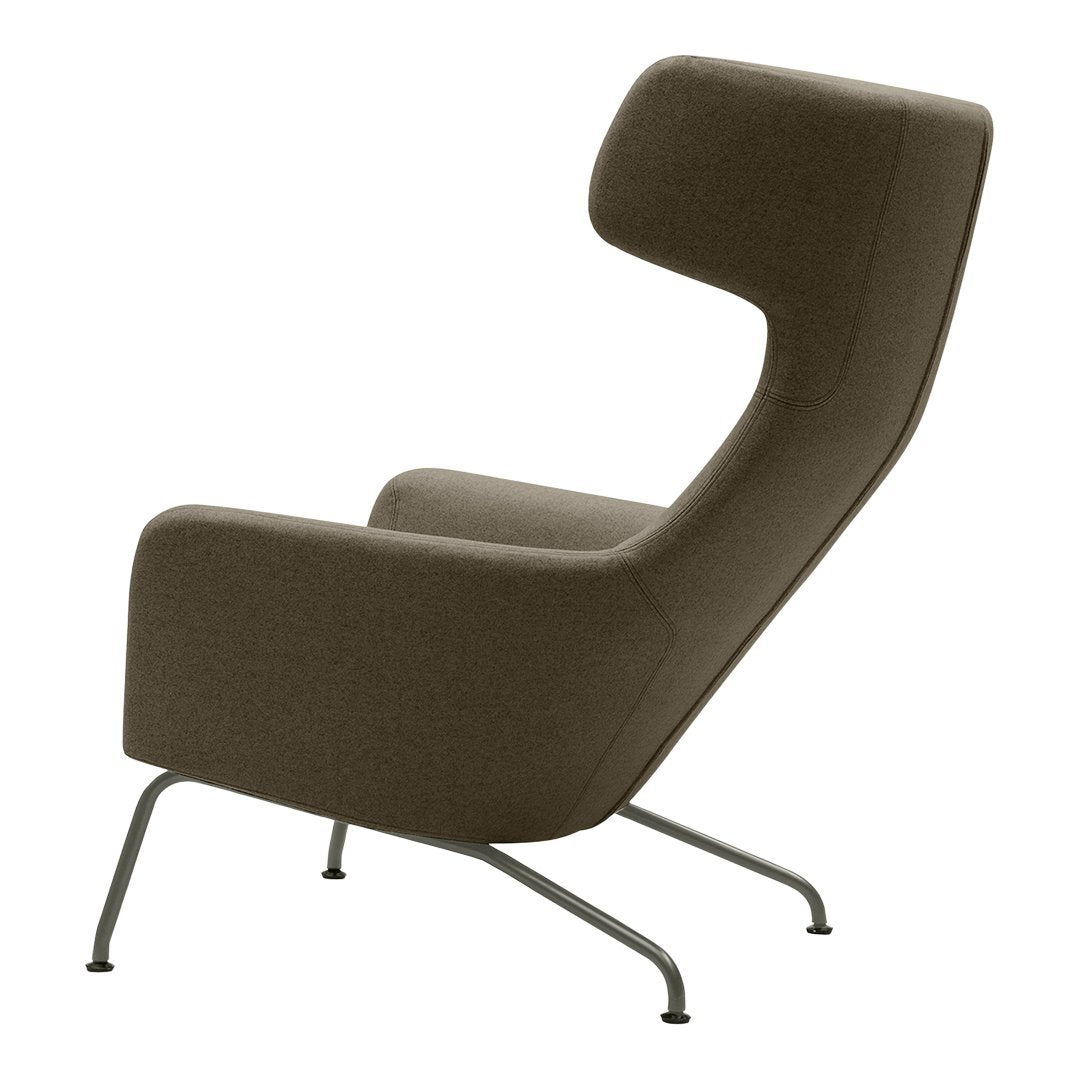 Havana Wing Chair - Mid-Century Modern Accent Armchair for Living Room, Bedroom & Office - Comfortable Upholstered Lounge Chair with High Back Support - Perfect for Reading, Relaxing & Home Decor