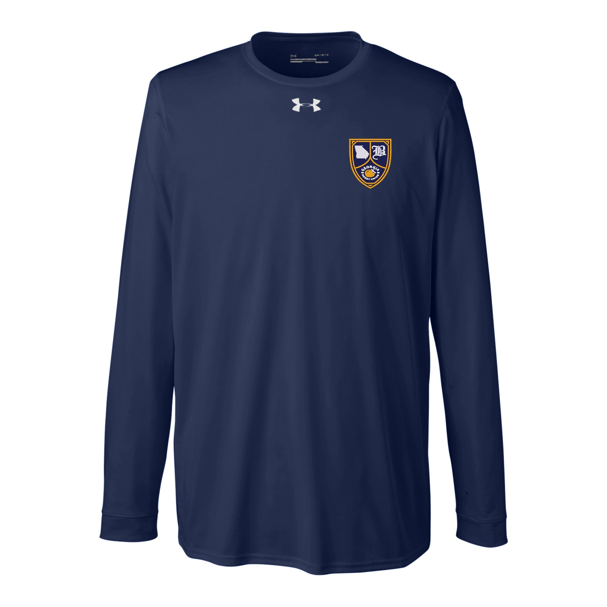 Georgia Rugby Union Long Sleeve Locker T-Shirt - Comfortable Cotton Jersey for Rugby Fans & Players - Perfect for Training, Matches, and Team Spirit Events