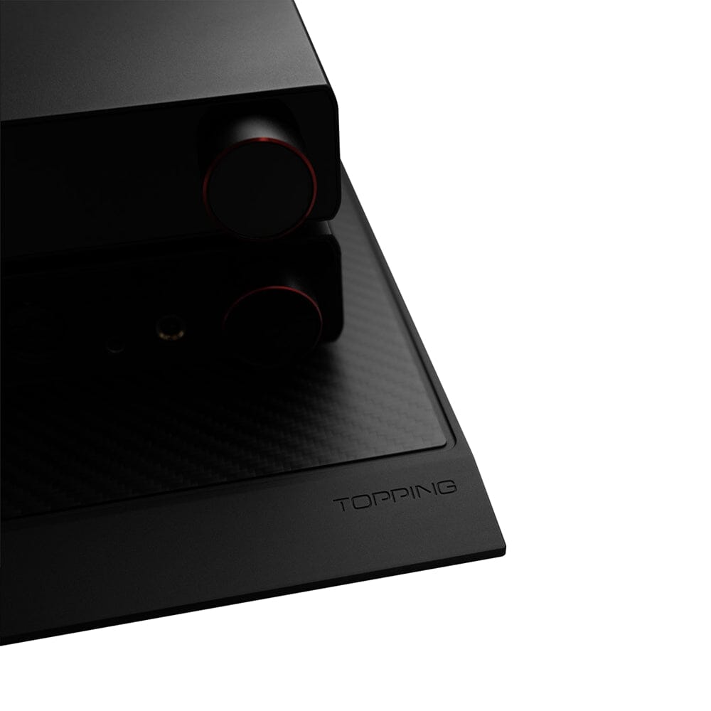 TOPPING DB1621 DB2325 Classic Matte Black Display Base Stand for Monitors, TVs, and Tablets - Perfect for Home, Office, and Gaming Setups