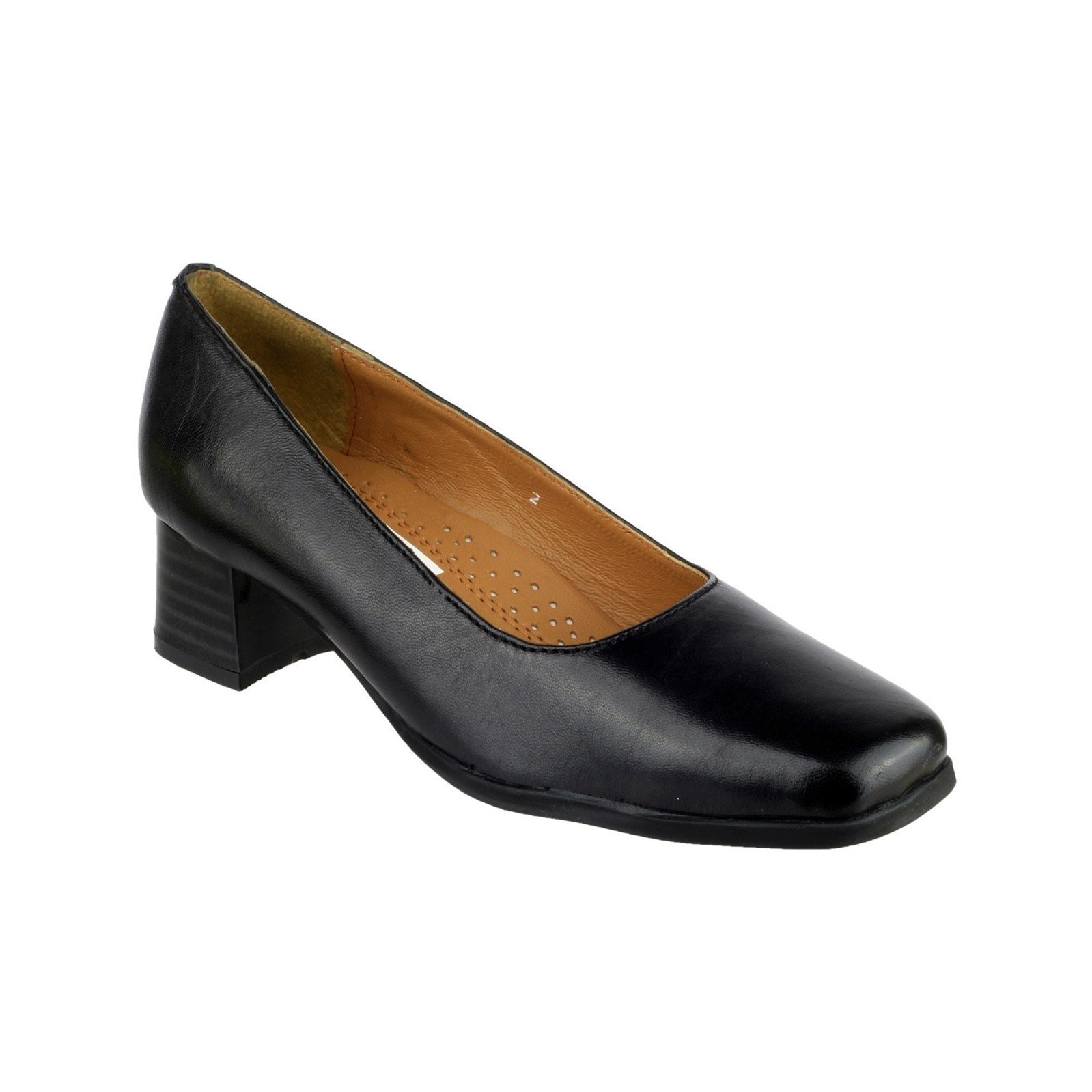 Amblers Walford Women's Leather Court Shoes - Elegant & Comfortable Dress Shoes for Office, Wedding & Formal Occasions